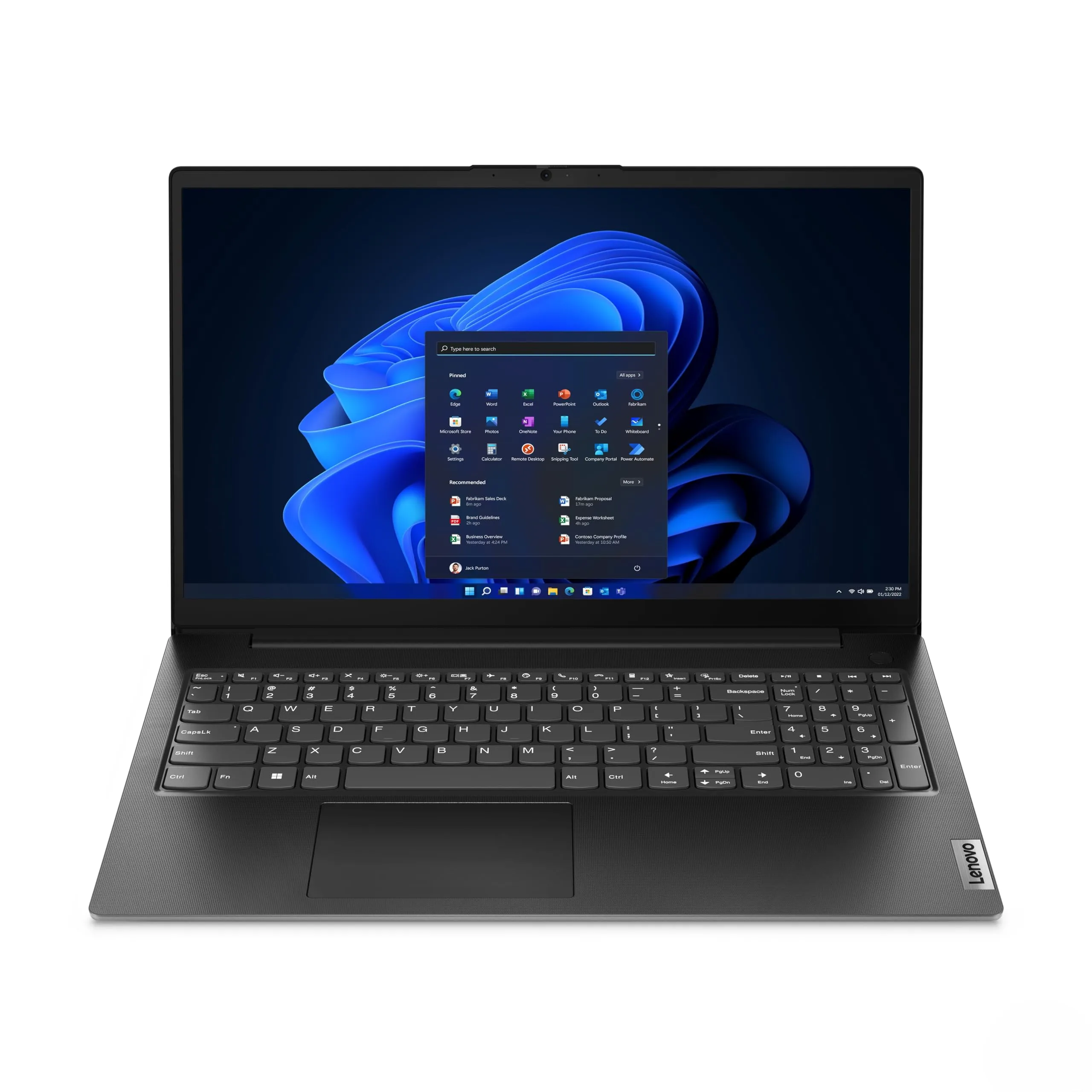 Lenovo V15 G4 AMN Notebook 15,6" FHD (1920x1080), AMD Ryzen 5 7520U, 8GB RAM, 256GB SSD, Grafica Integrata, Windows 11 Pro, WiFi 6 - Business Black