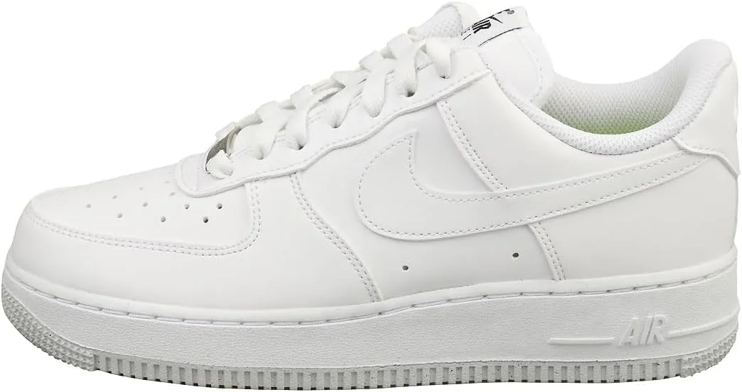Nike Air Force 1 '07 Next Nature, Sneaker Donna, White White White Black Metallic Silver, 42 EU