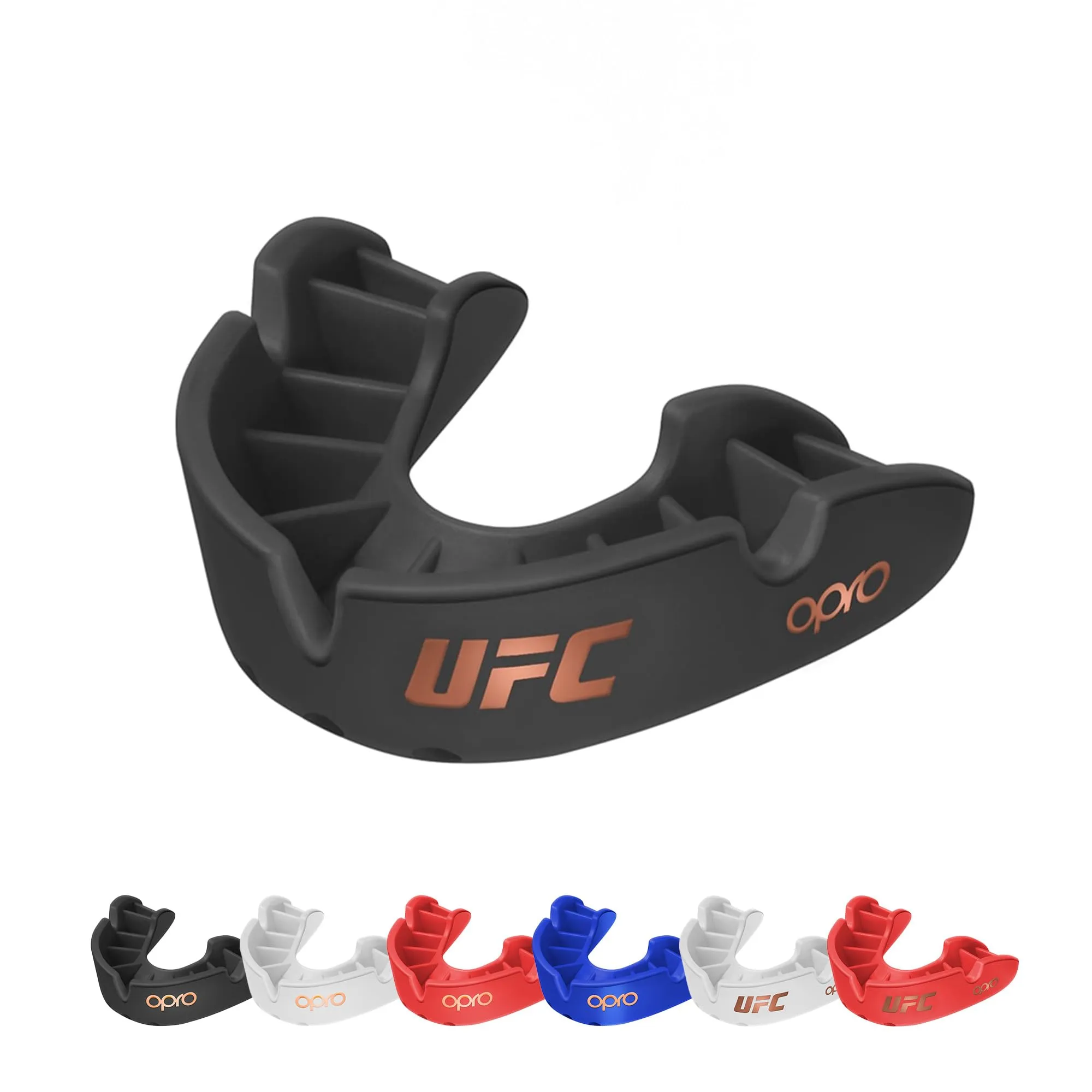 OPRO Paradenti Livello Bronzo – Aderenza Essenziale – Paradenti per Boxe, MMA, Rugby, Hockey – Protezione Dentale per Adulti e Bambini – Facile da Modellare – Con Garanzia Dentale