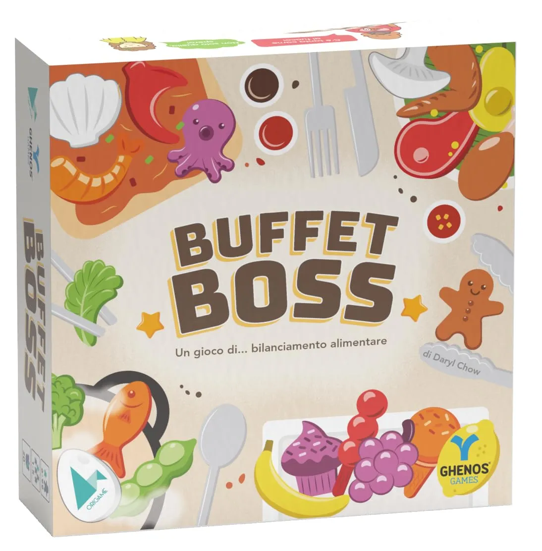 Ghenos Games Buffet Boss - Gioco da tavolo di destrezza e di strategia - Edizione italiana