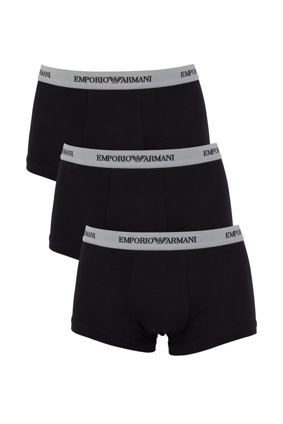 Emporio Armani Uomo 3-Pack Boxer Essential Core Logoband Boxer, Nero, M