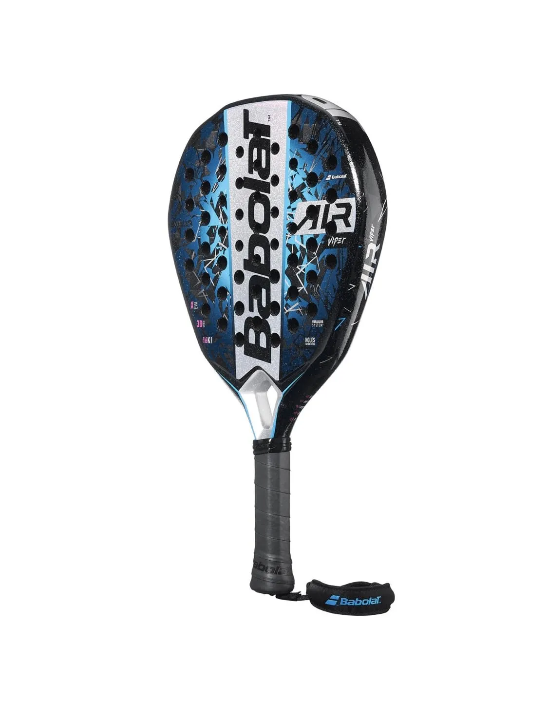 Racchetta padel paddle pala Babolat Air Viper 2025 carbonio 16K blu