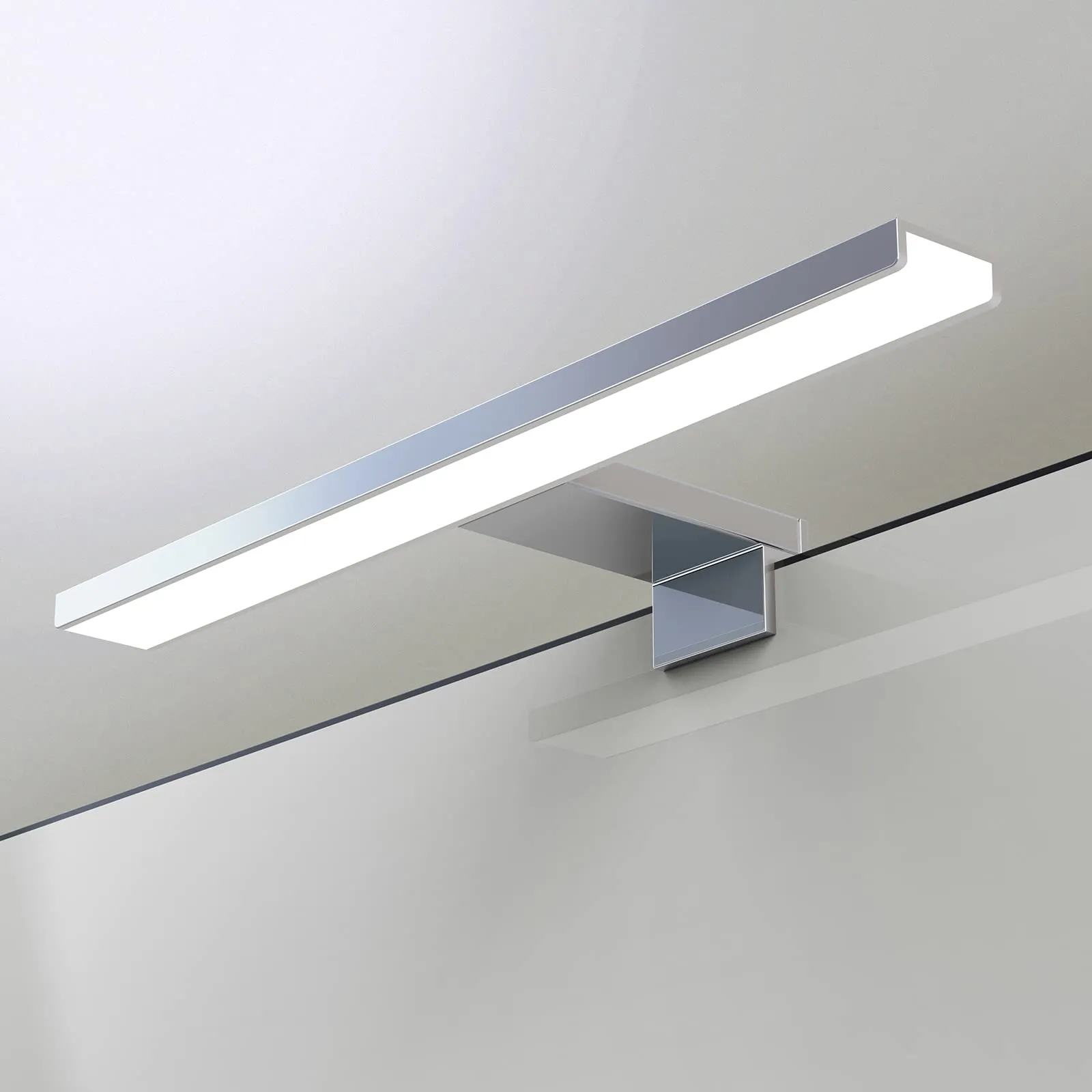 YIQAN 30cm luce specchio bagno led 7W 490 lumen 230 volt Luce Led 4000K alluminio pieno 3in1 Luce per specchio da bagno impermeabile IP44