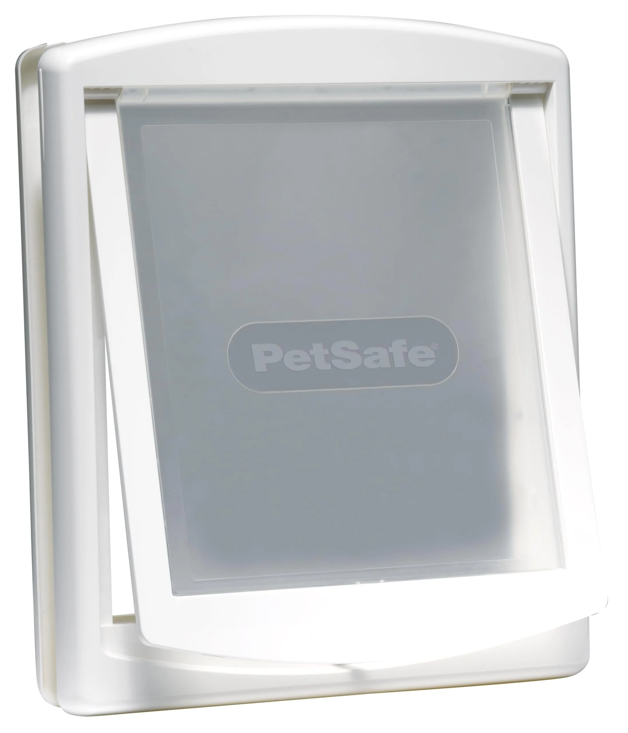 PetSafe - Porta per Animali Originale a 2 Vie, Installazione Rapida, Facile da Montare, Gattaiola per Tutti gli Animali - Bianca, Grande