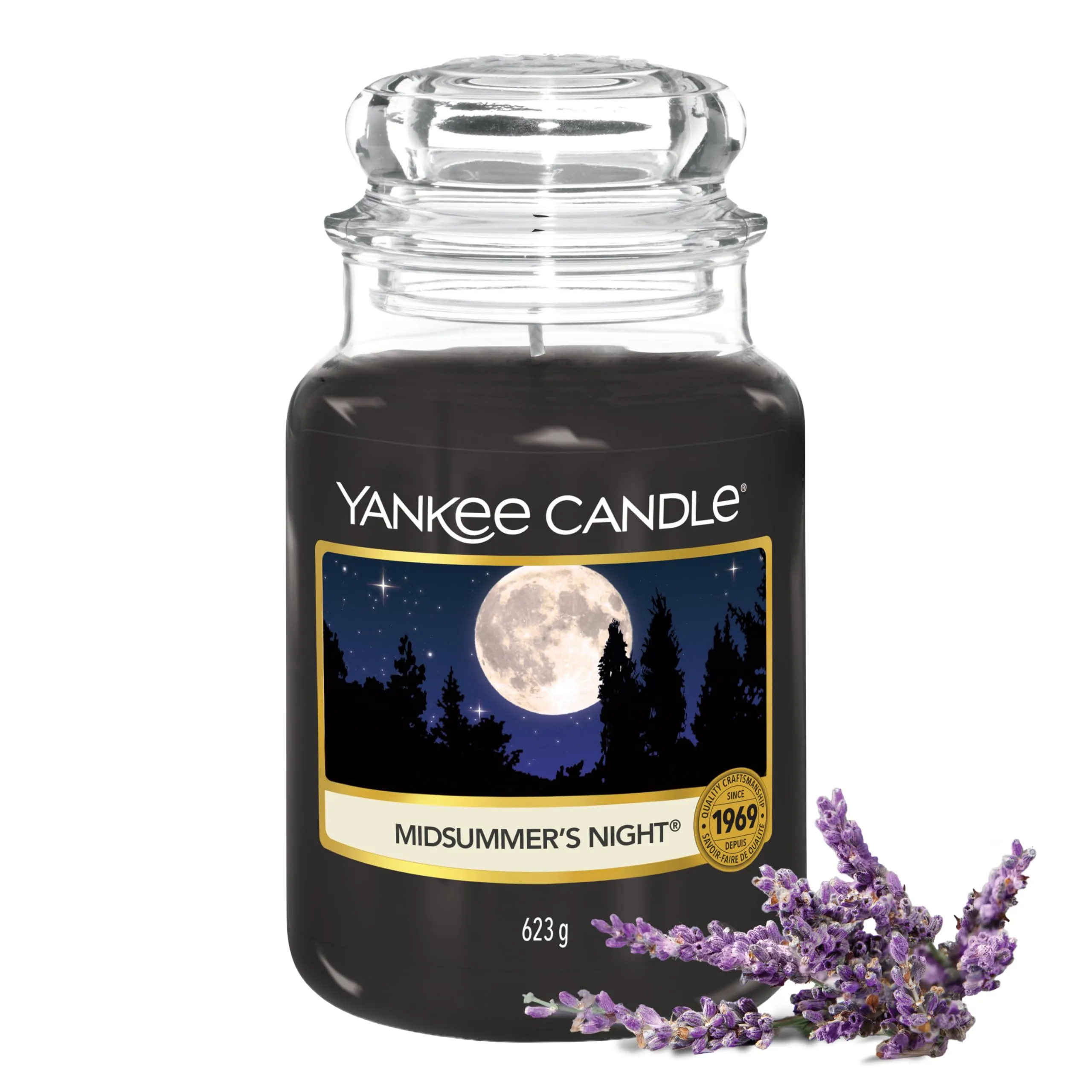 Yankee Candle Candela profumata in giara grande | Notte di Mezza Estate | Durata Fino a 150 Ore | Regali per donne