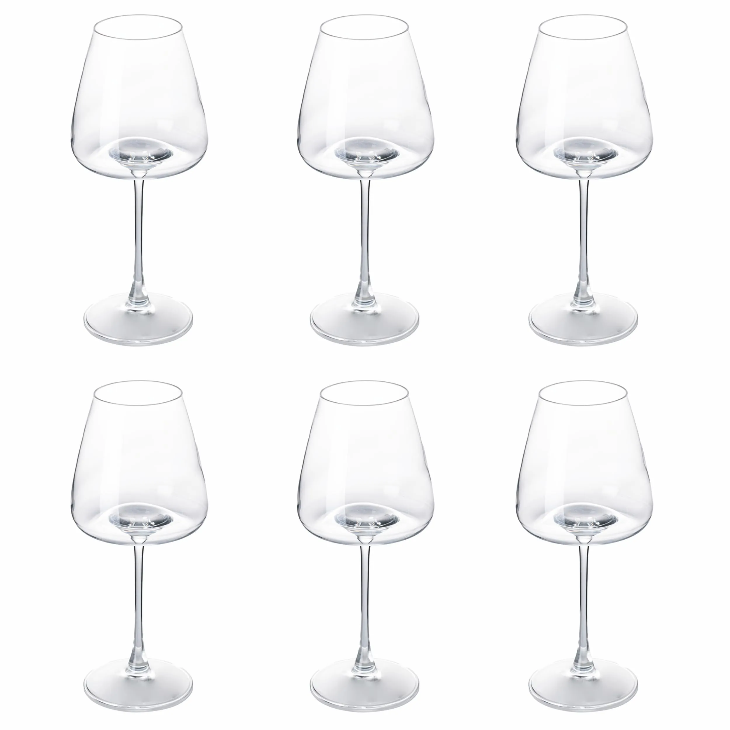 Set 6 calici vino 612 ml in vetro, Tasting