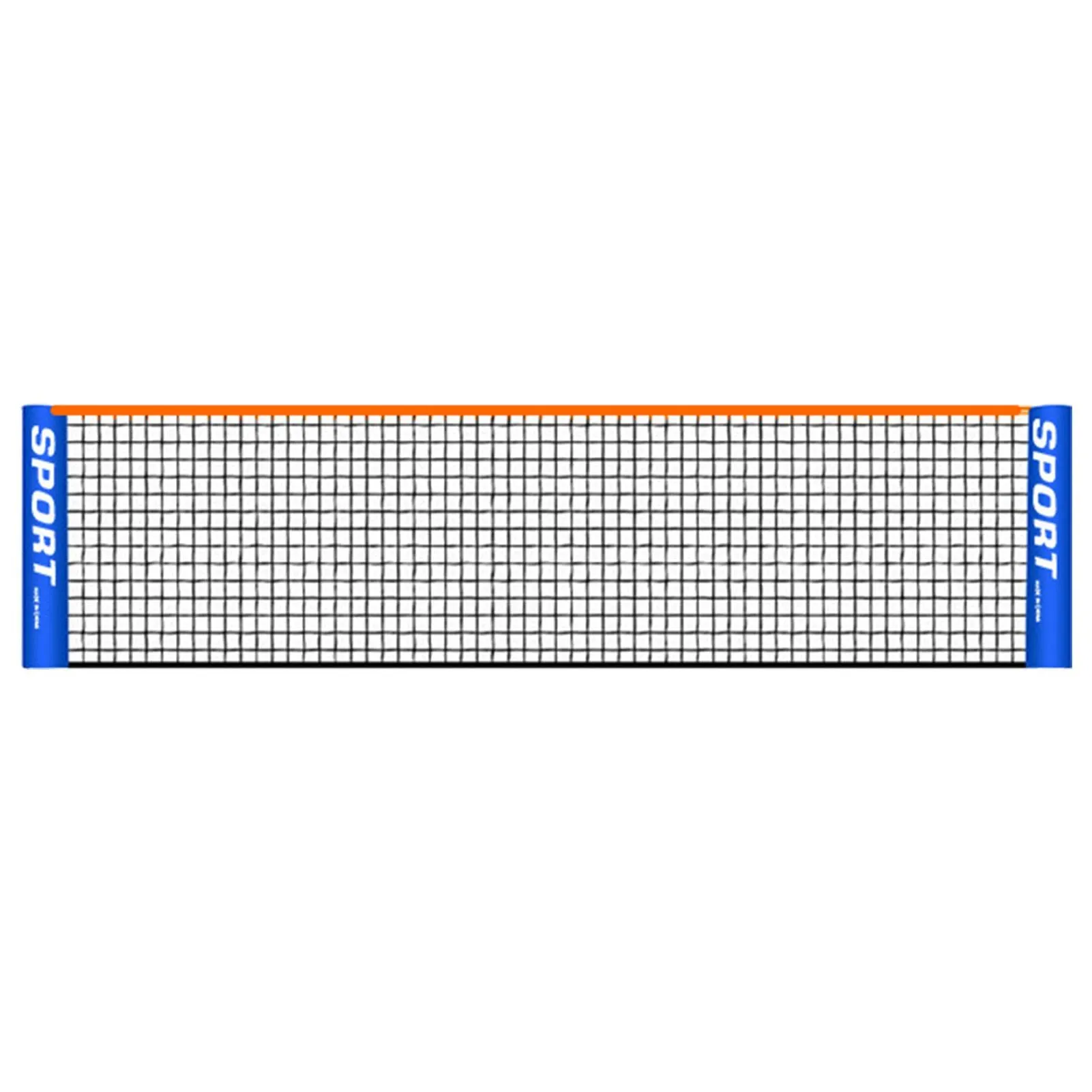 Kisbeibi Rete da tennis portatile, di ricambio sportiva per badminton, per bambini, adulti, calcio, pallavolo, rete pieghevole per giardino, cortile, cortile, spiaggia (4,1 m: 161,42 x 33,86 pollici)