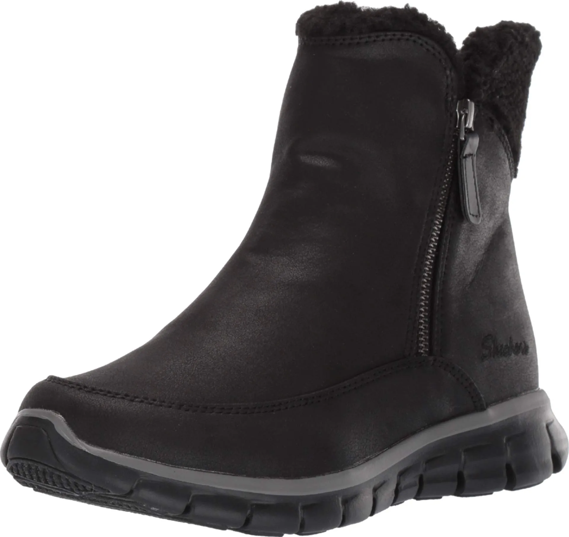 Skechers Synergy, Stivaletti Donna, Nero, 38 EU