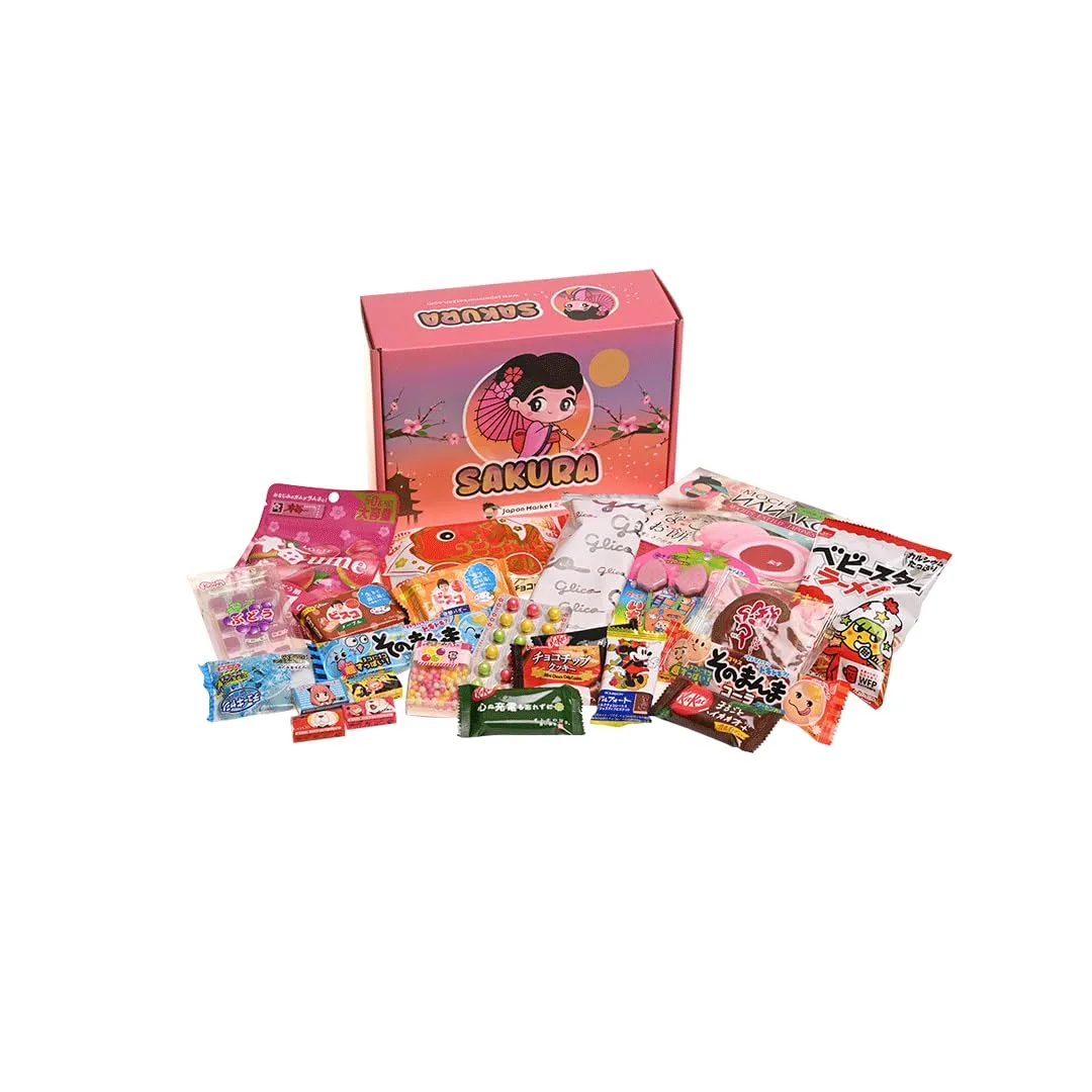 JAPON MARKET - Mystery Box Edizione Speciale Di Snack Dolci E Cibo - Giapponese Autentico - Box Snack Giapponesi Con Ramen - Caramelle Giapponesi - Dolci Giapponesi E Bevande Tipiche (DAISUKI)
