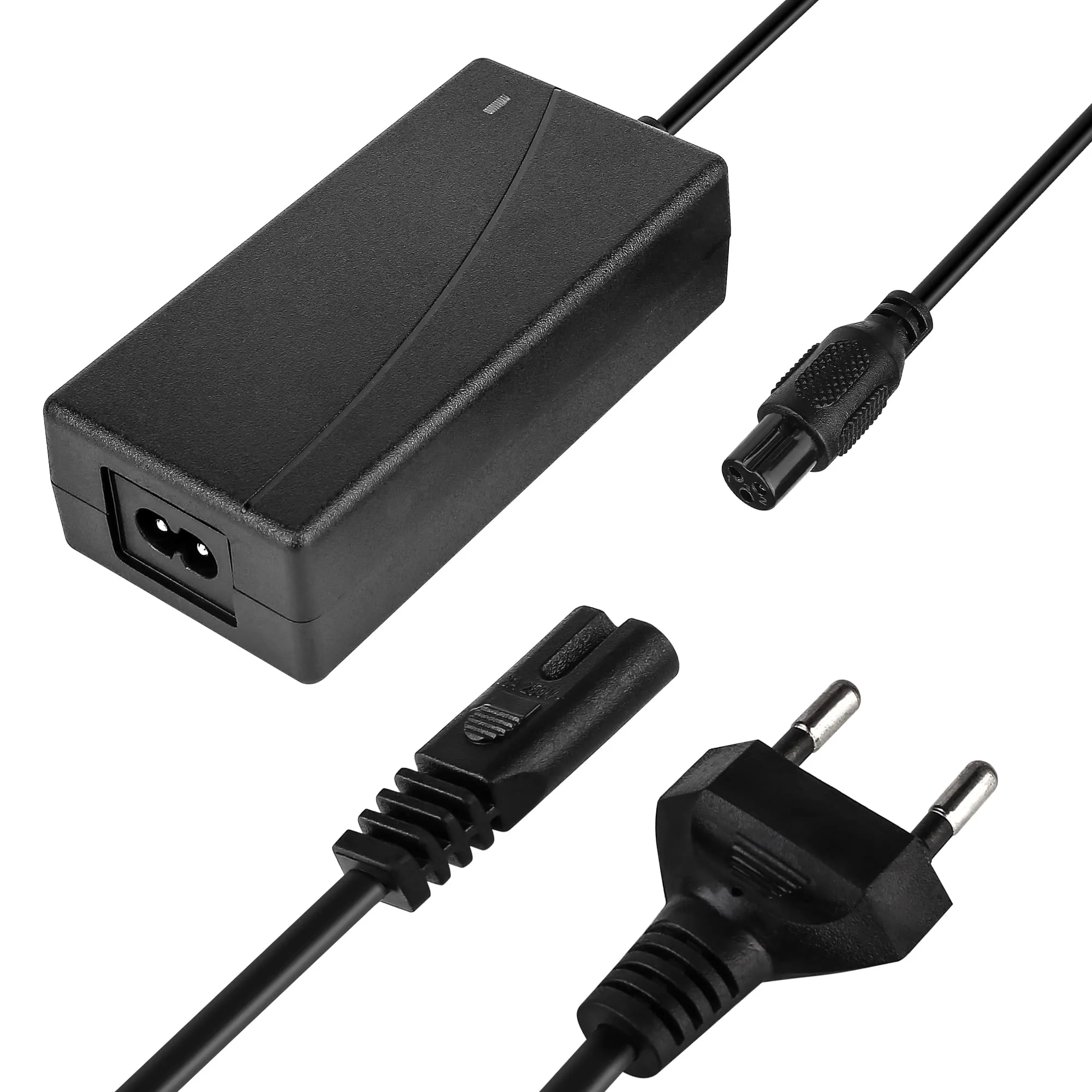 Caricatore Elettrico per Scooter 42V 2A,Vegena Caricabatteria Monopattini 3 Poli,Elettrici Hoverboard Scooter Caricabatteria,Adattatore di Alimentazione per Scooter Elettrico,Hoverboard Autobilanciato