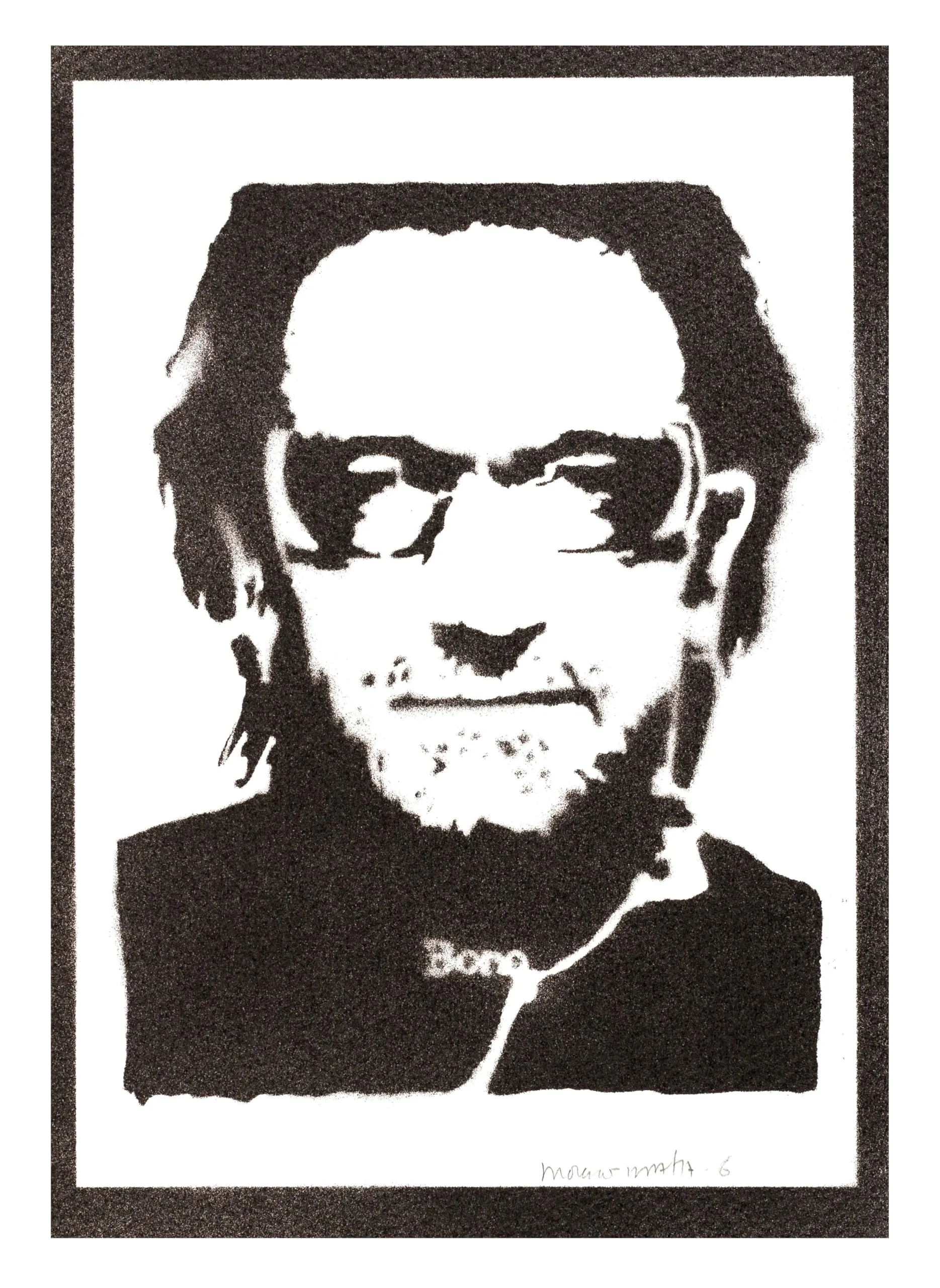 moreno-mata Autentici Graffiti Fatti a Mano Bon... Handmade Poster Musica Quadro Moderno Soggiorno Decorazione Parete Regalo Uomo e Donna