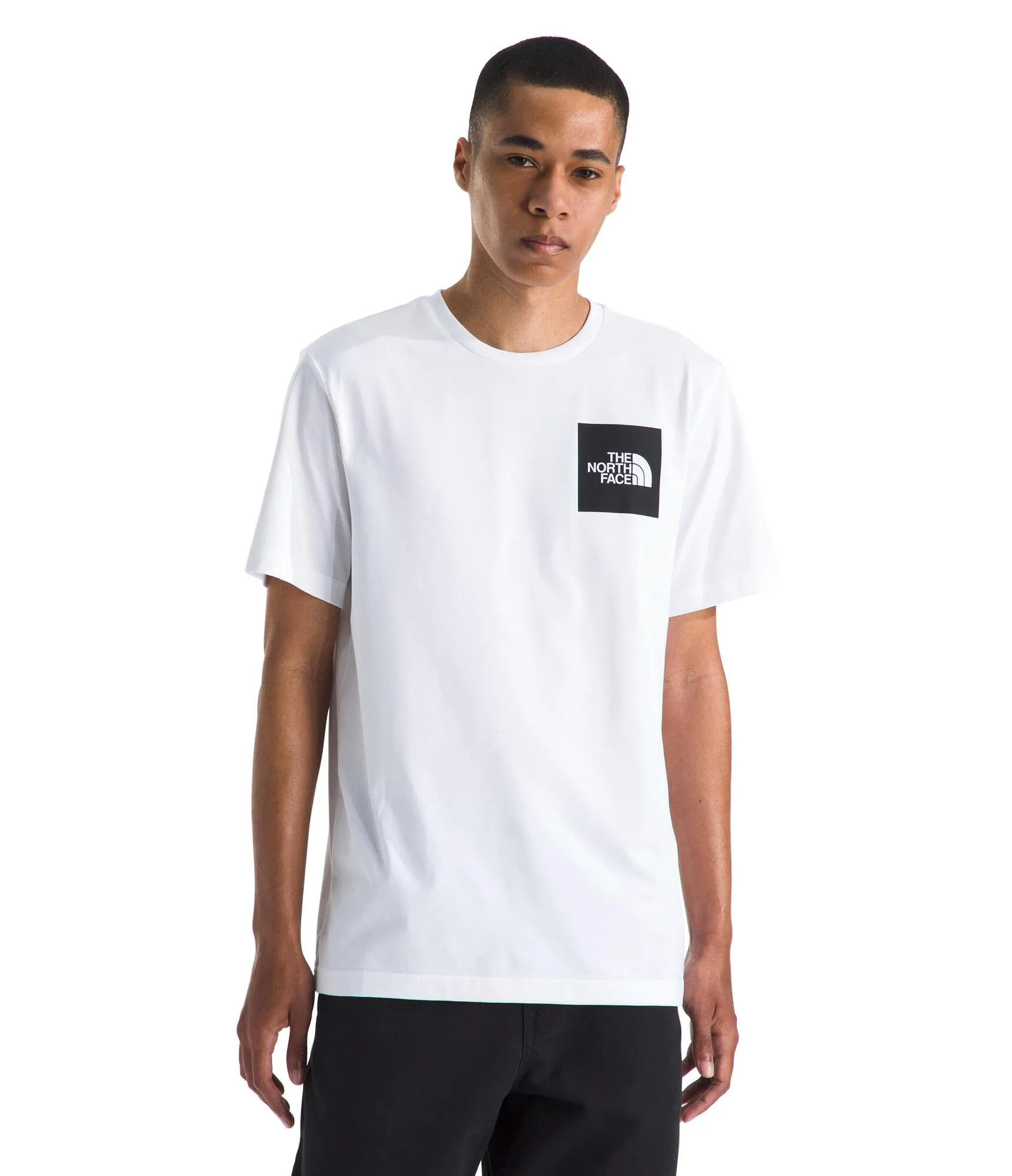 THE NORTH FACE NF0A8A6MFN4 M S/S FINE Tee T-Shirt Uomo TNF White Taglia XL