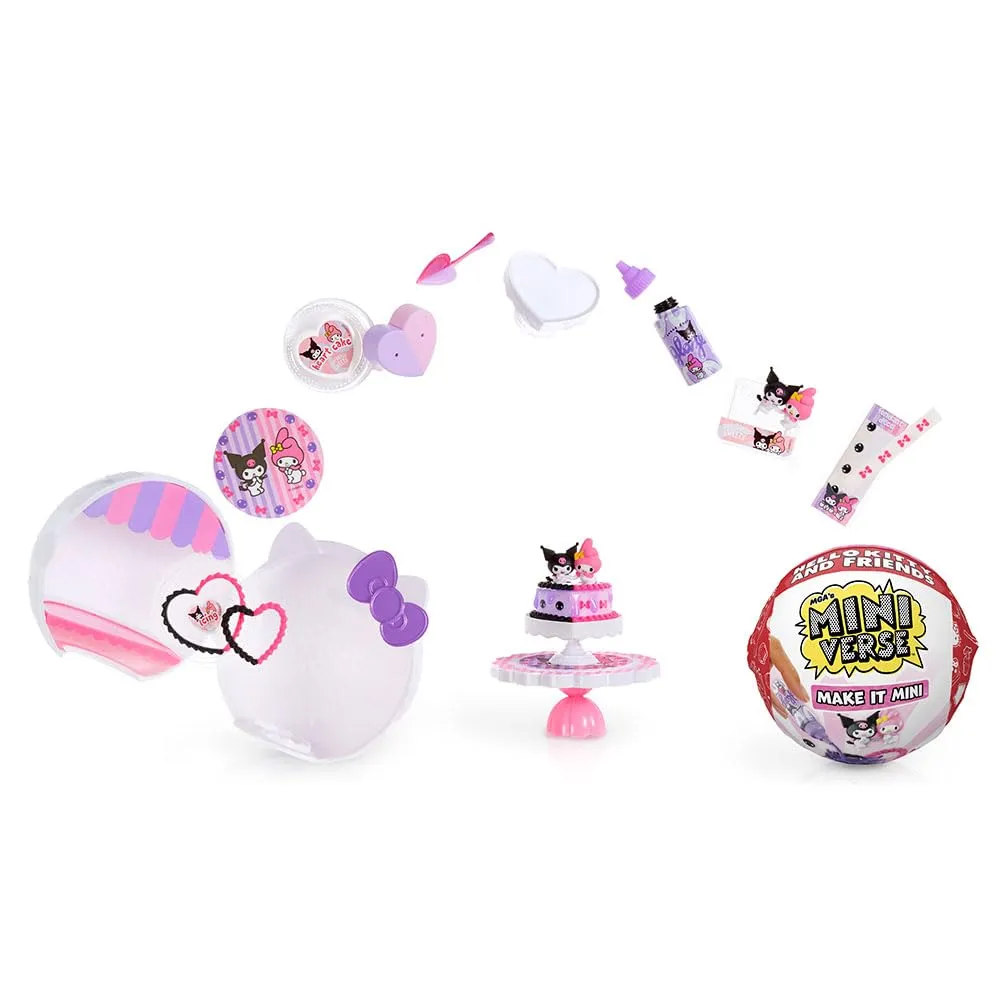 Miniverse Make It Mini Hello Kitty and Friends Serie 2 di MGA - Include 1 Set, Confezione Cieca, 12 Set da Collezionare, Articoli Sanrio, Per Collezionisti e Bambini. Età 8+. NON COMMESTIBILE