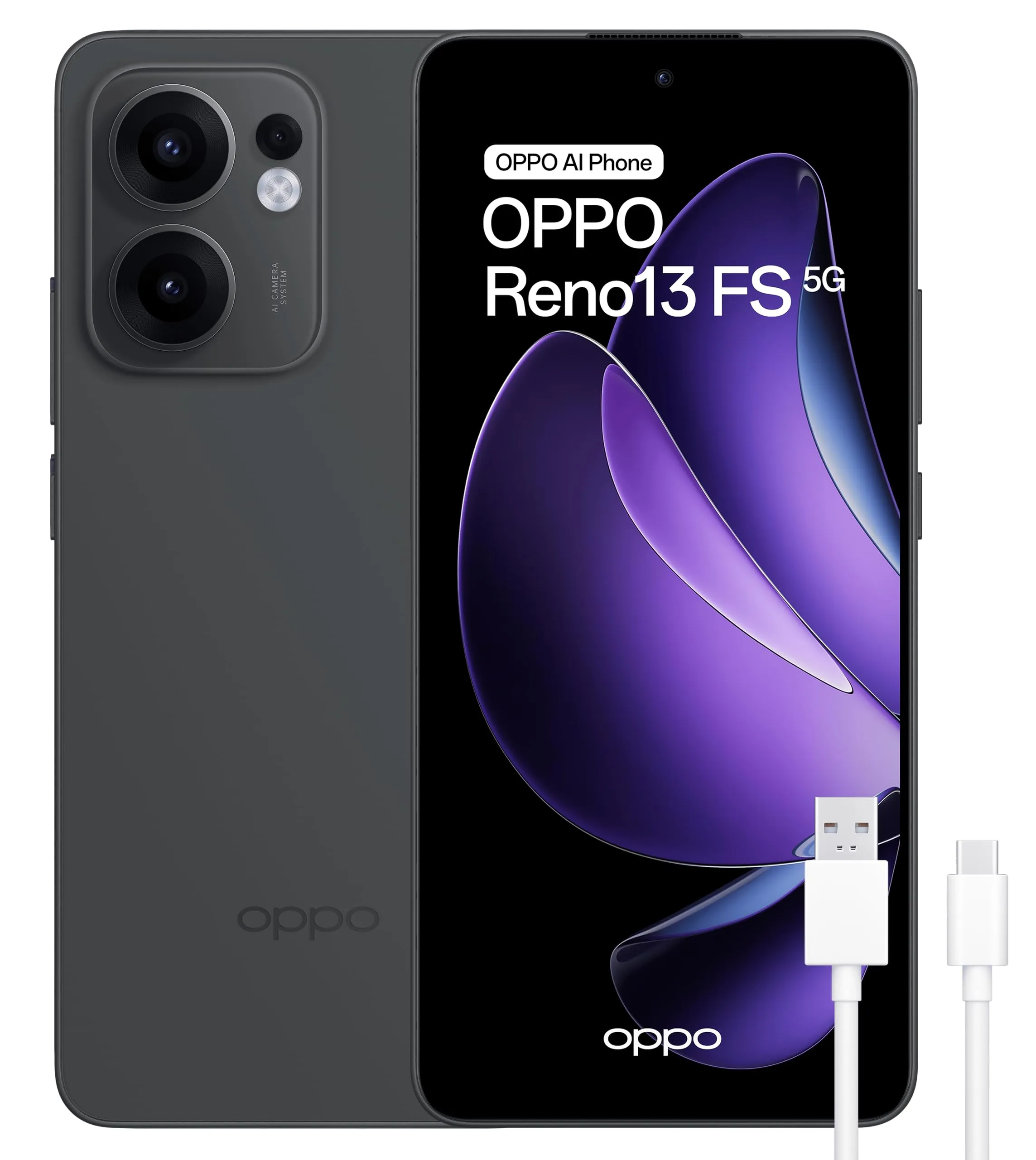 OPPO Reno13 FS 5G 12GB-512GB Gris (Graphite Grey) Dual SIM