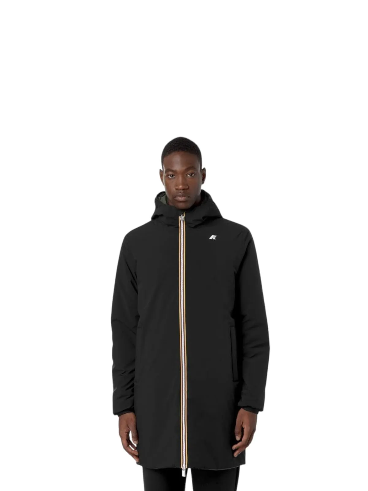 K-Way Jacob st Warm Reversible Nero Nero Reversibile Verde