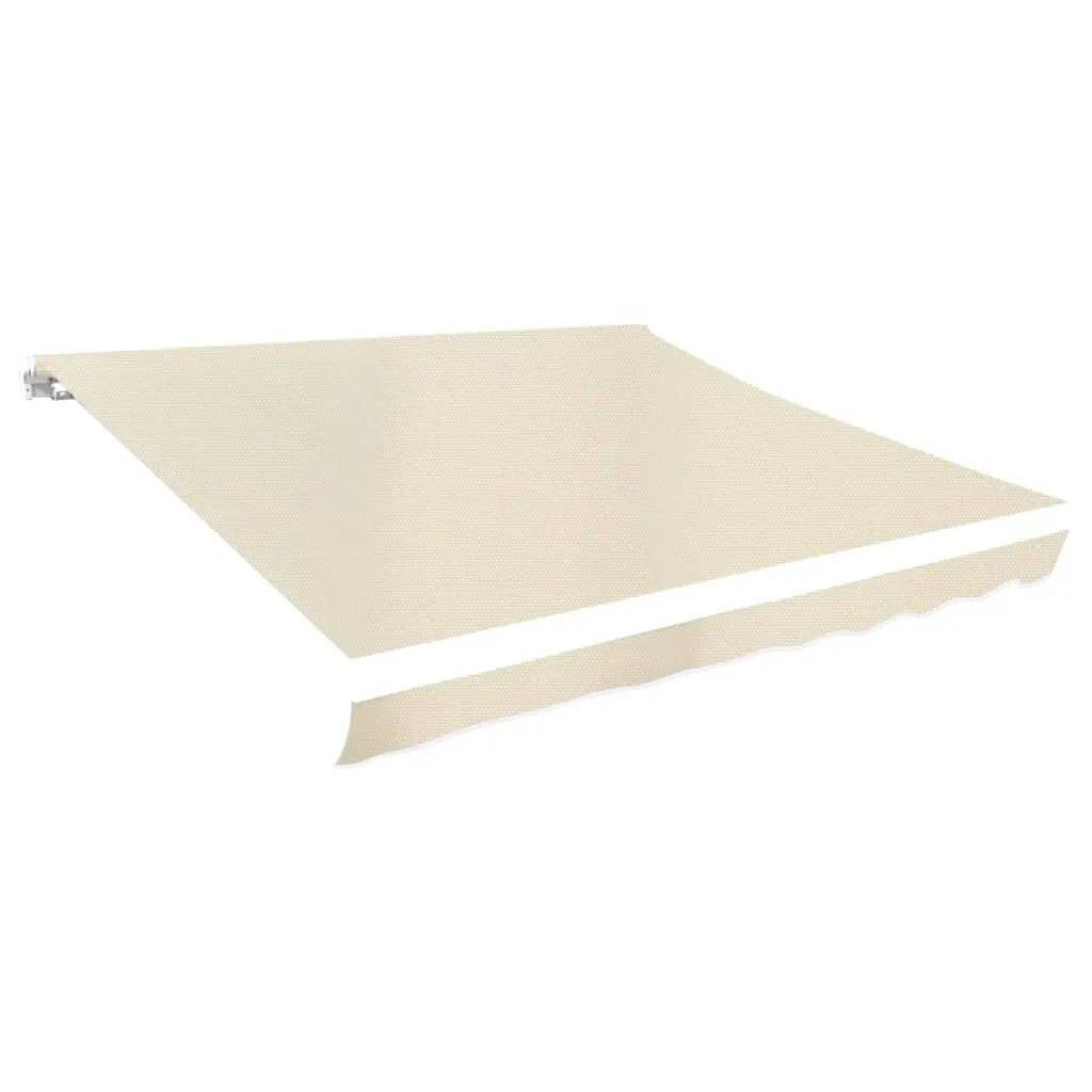 vidaXL Tendone da Sole in Tela 4x3 m Crema Senza Telaio Tendalino Parasole