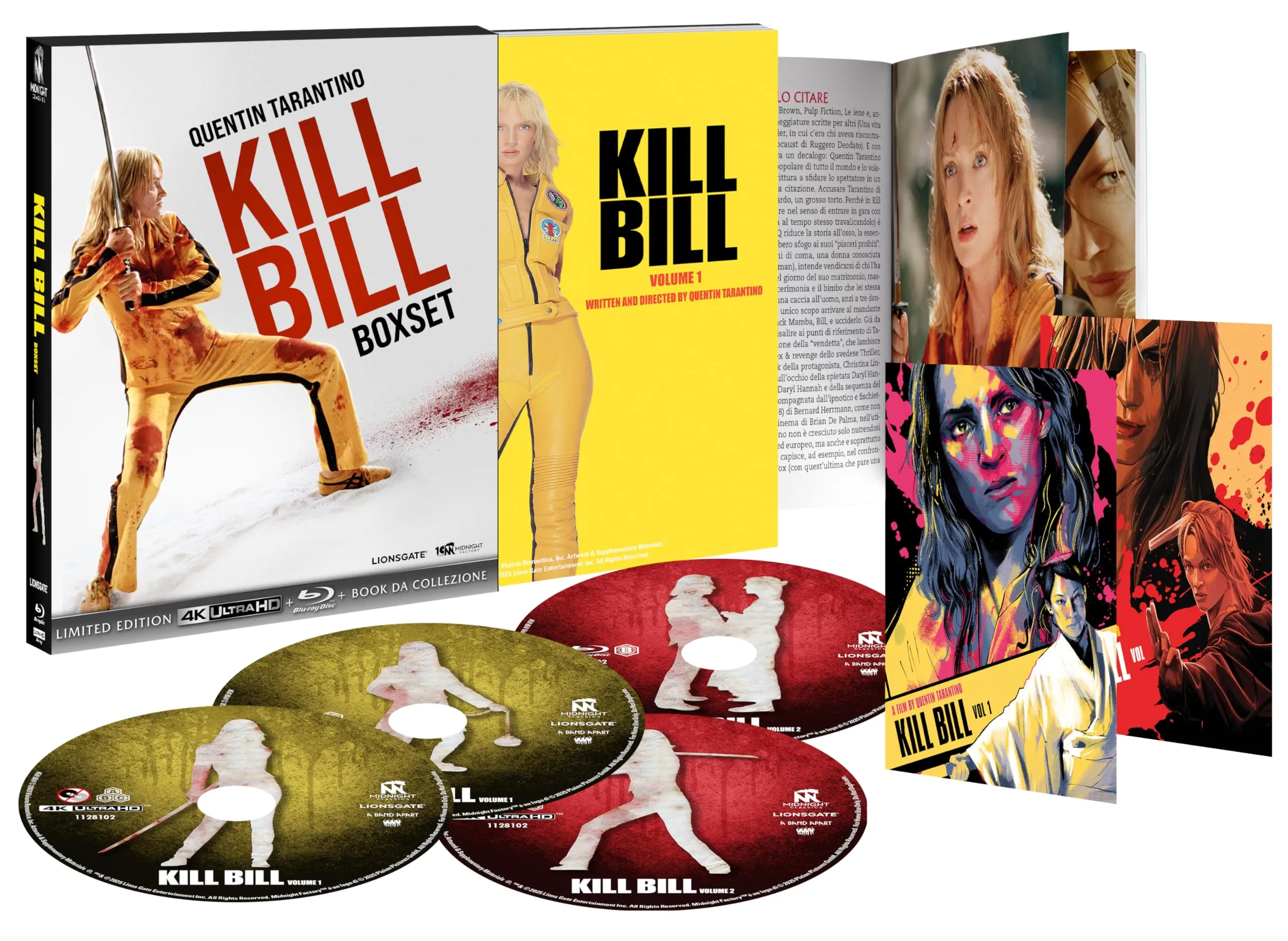 Kill Bill Boxset (2 4K UHD + 2 Blu-ray)