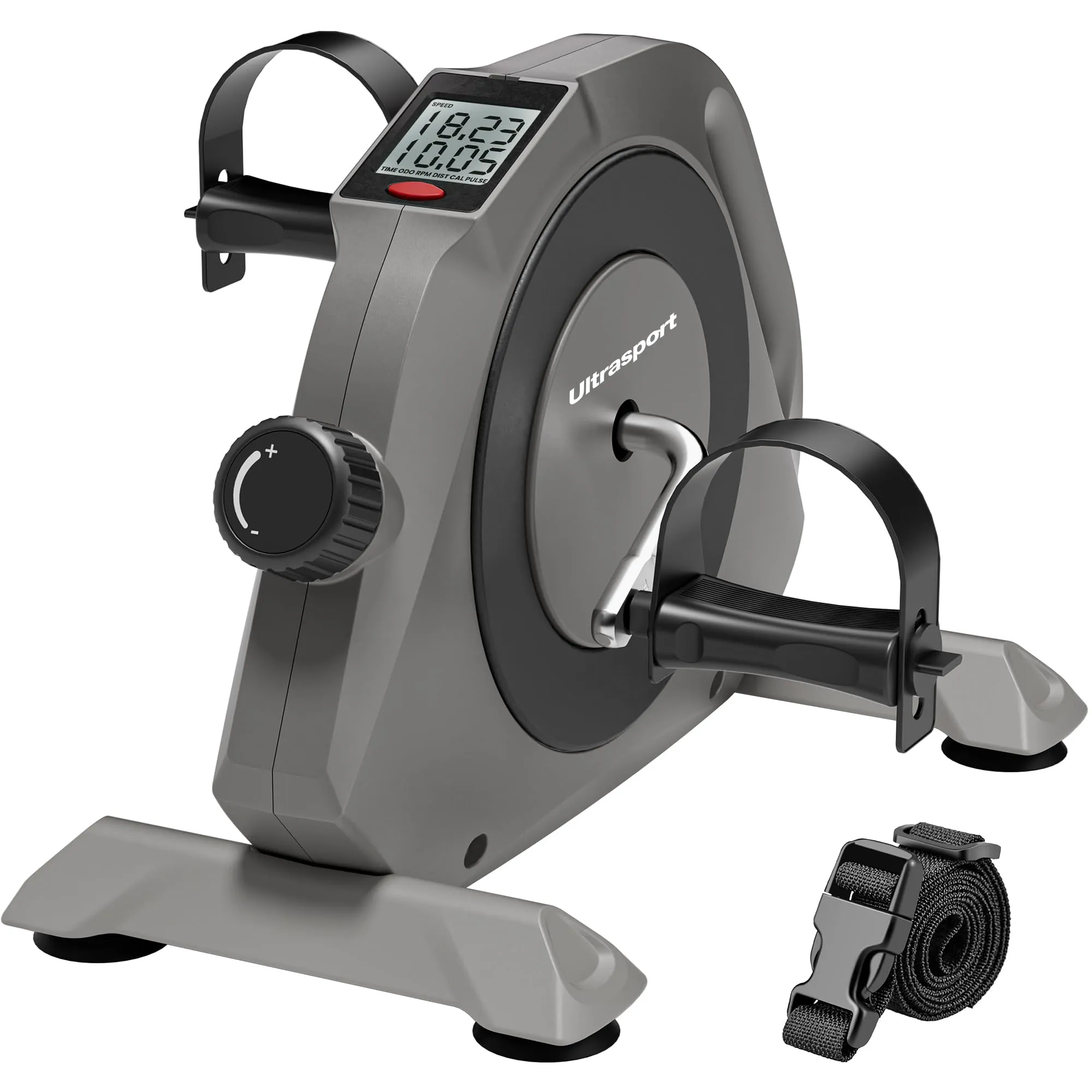 Ultrasport Mini Bici, Compact Cyclette Esercitatore, per Braccia e Gambe Esercitatore a Pedale, Ideale per Anziani