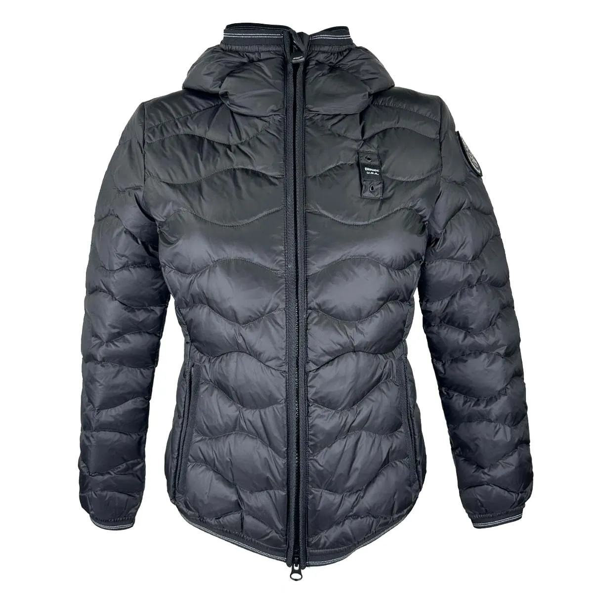 Blauer Piumino ad onde Donna mod. CAMELIA art. 25WBLDC03095-006047 TG XL
