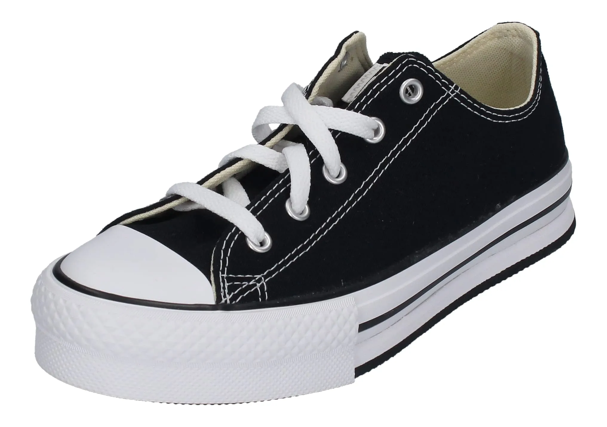 Converse Scarpe Chuck Taylor all Star Eva Lift Platform Ox Taglia 37 Codice 272857C Nero