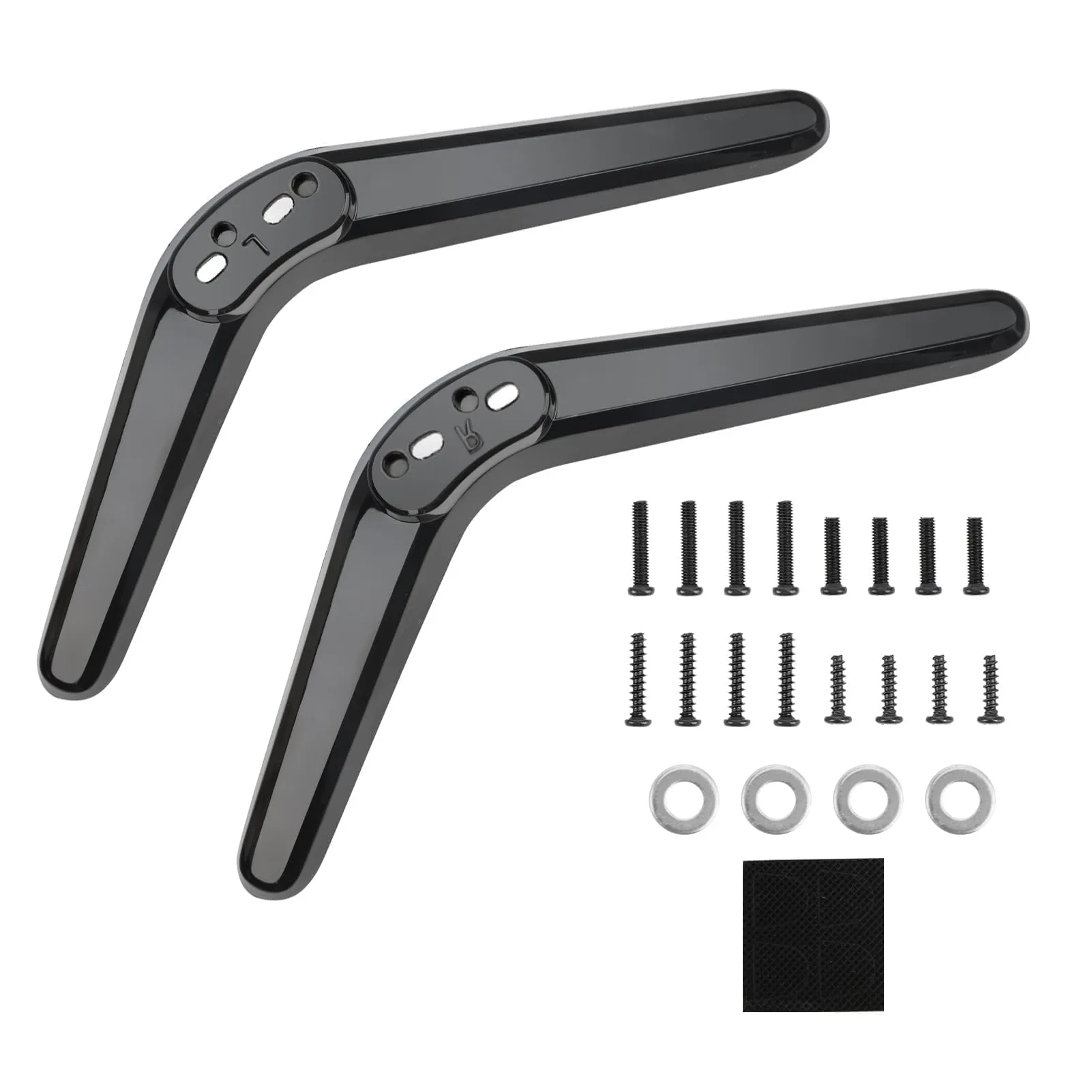 Piedini Per TV,Supporto TV Universale con Piedi, Compatibile con TCL TV LCD LED da 32 a 55 Pollici, Universali Supporto TV Tavolo, Facile da Installare, Piedi Antiscivolo in ABS di Alta Qualità