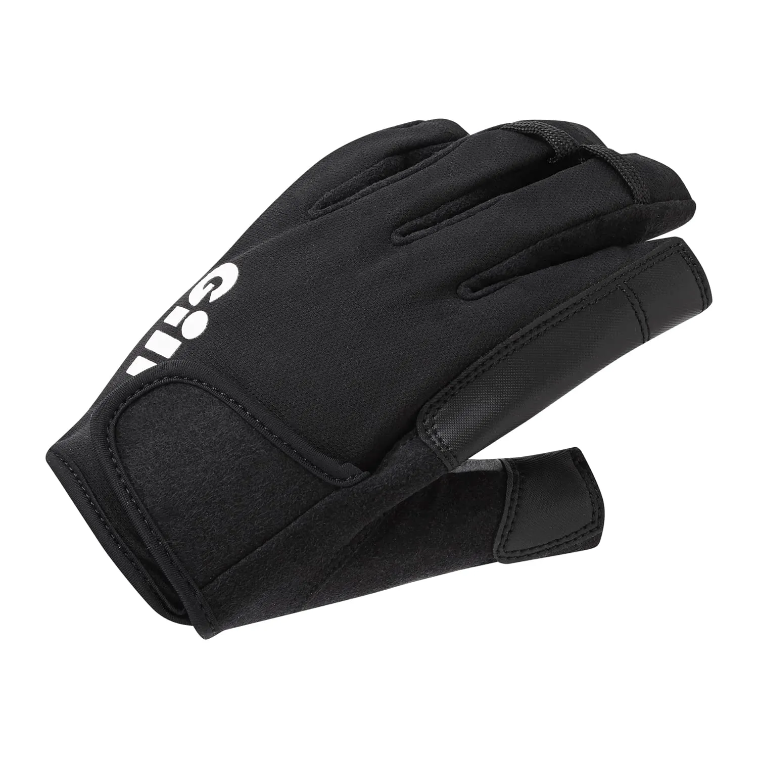Gill Championship - Guanti da vela, dita corte con dita a 3/4, tessuto Dura-Grip, protezione solare UV 50+ e idrorepellenti
