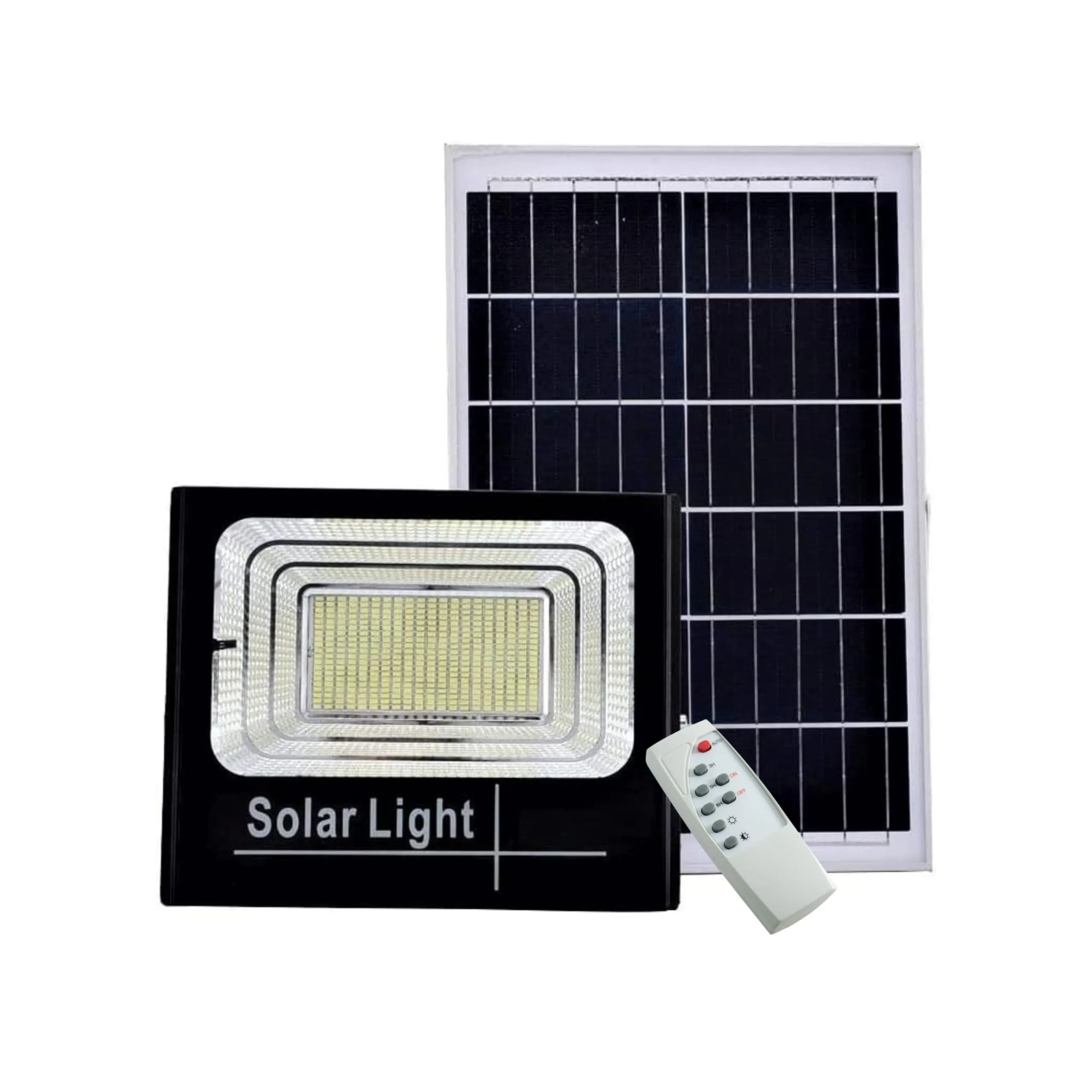 Clicled Faro Led da Esterno Con Pannello Solare 100W Indicatore Di Carica Luce Fredda Faro Solare Luci solari da Giardino Crepuscolare
