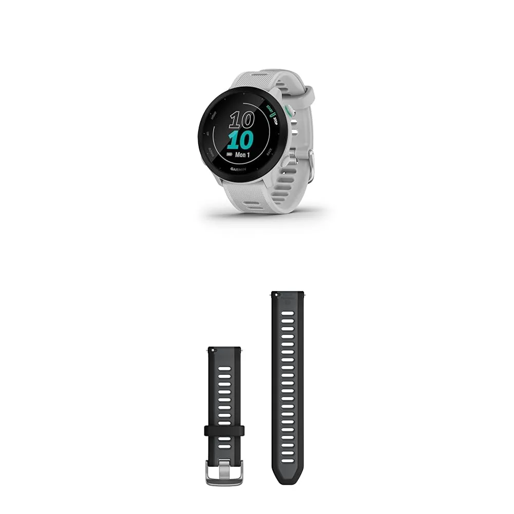Garmin Forerunner 55 – GPS Running Watch with 1.04“ Always-On Color Display & Quick Release Band