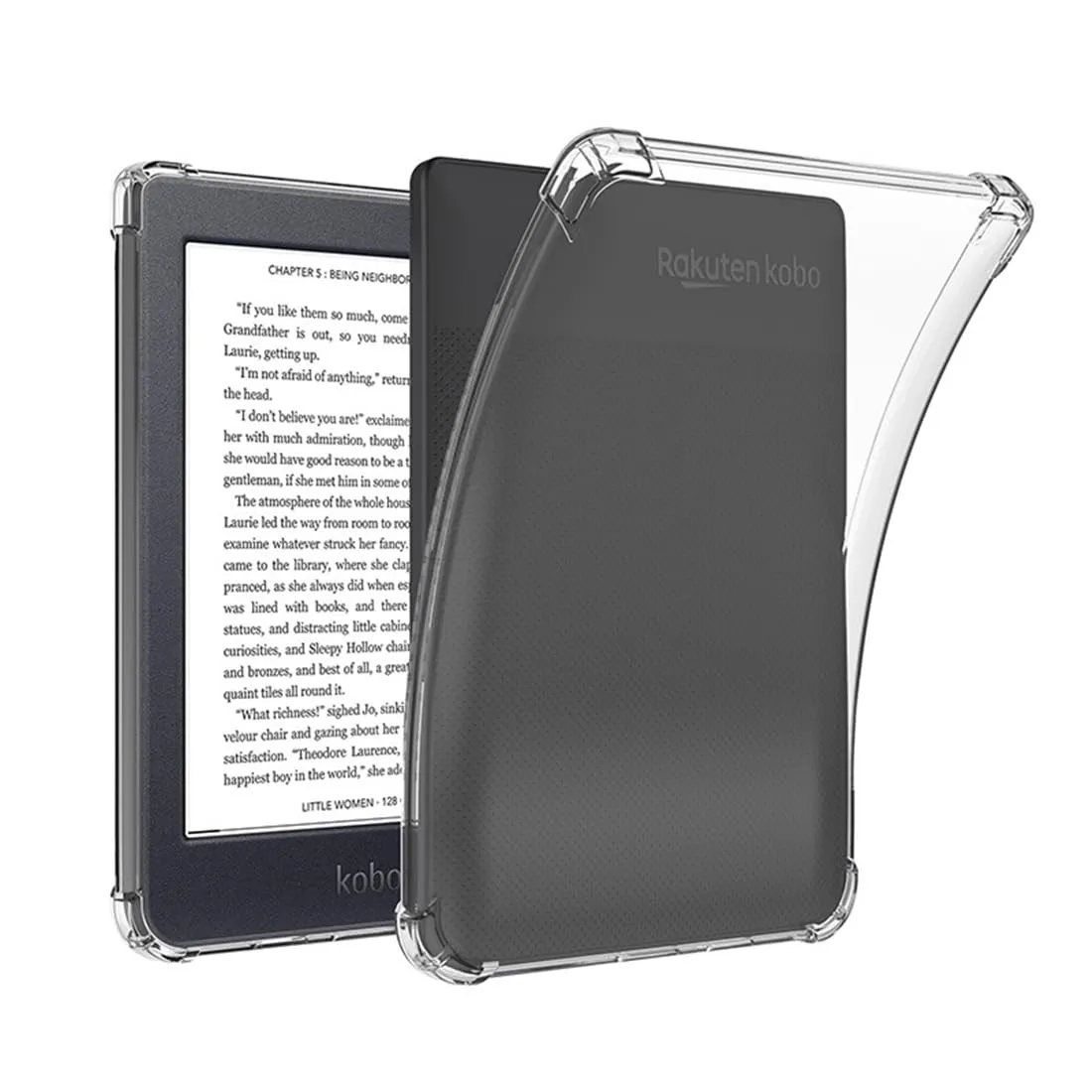 Stianiiie Custodia Trasparente Per Kobo Nia 6 Angoli Rinforzati 6" Copertura per Kobo Nia 6 eReader Nia 6 Custodia