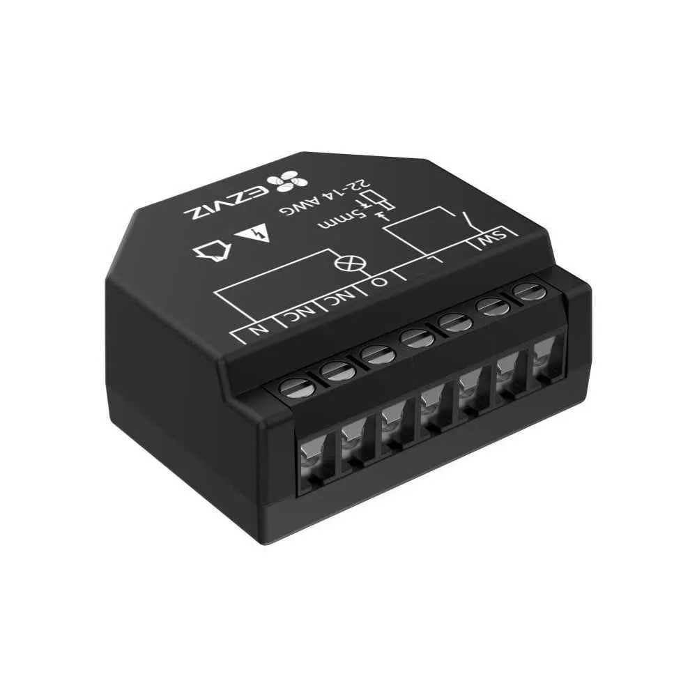 EZVIZ Relè Wi-Fi intelligente CS-T36, Controllo Wireless, Monitaggio energia, Compatibile con Google e Alexa (2 unità)