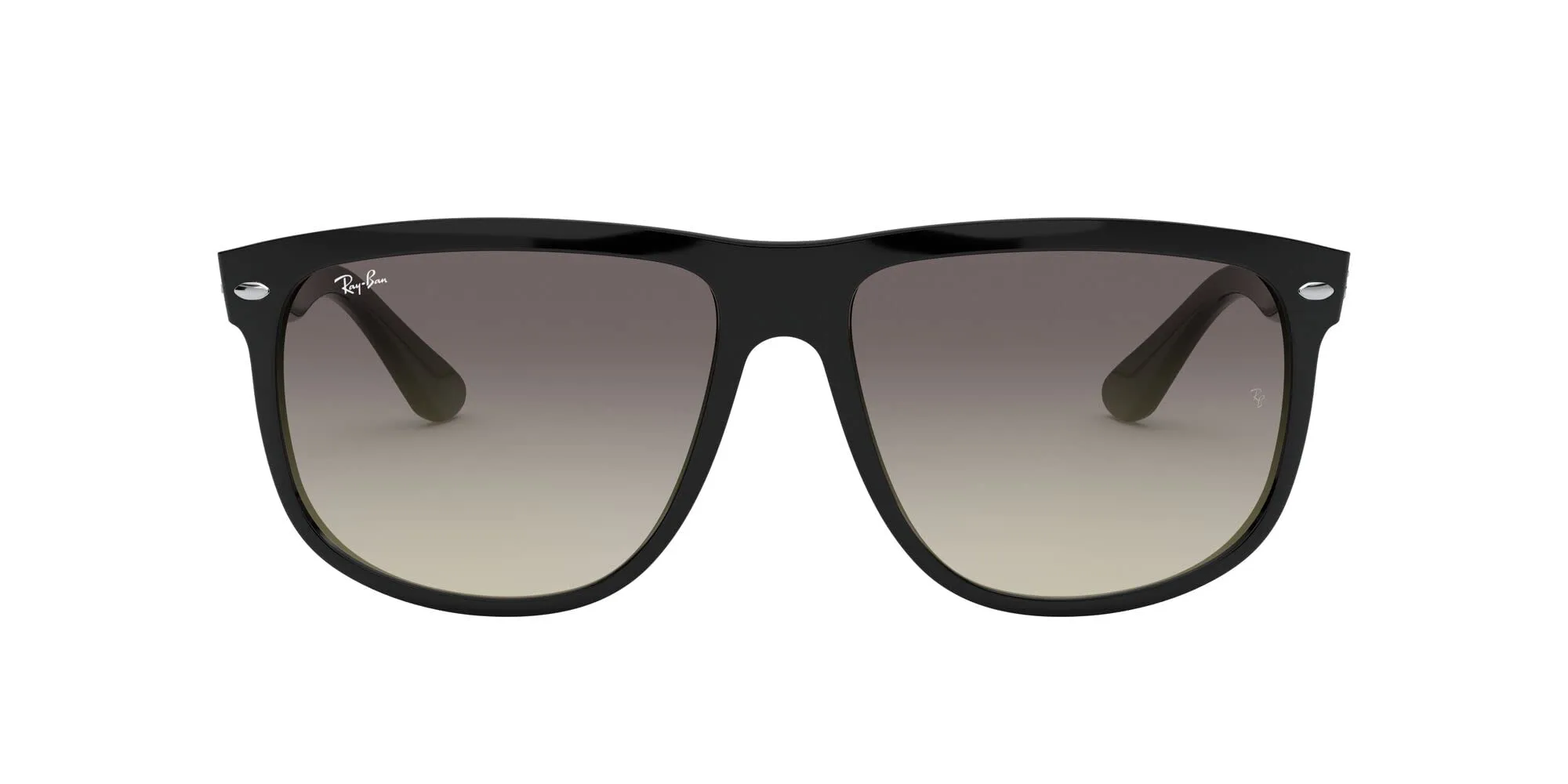 Ray-Ban Occhiali da sole unisex per adulti con montatura nera/lenti grigie sfumate