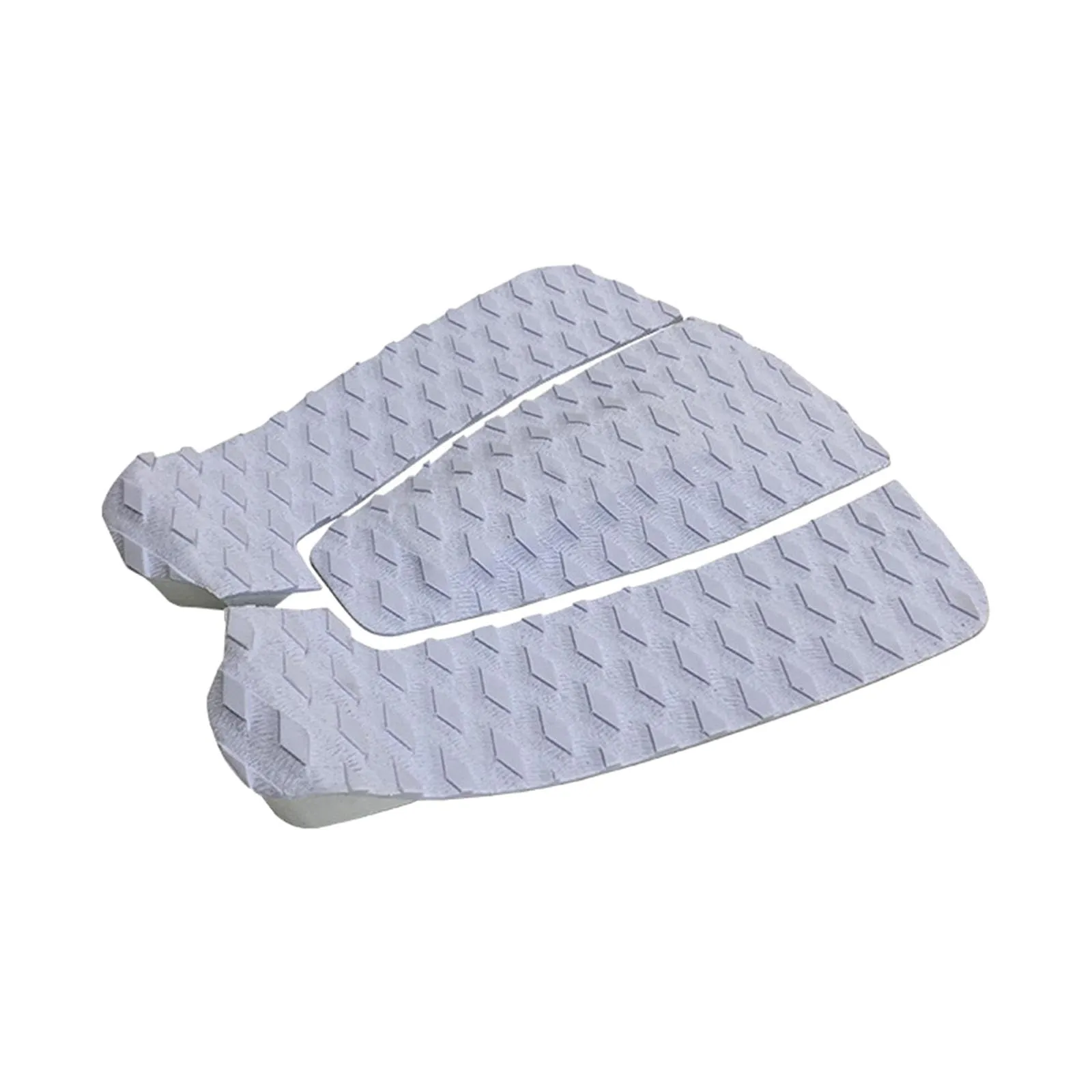 JISADER 3X Surfboard Traction Pad Deck Tail Pads Imbottitura da Surf Self Sticky Premium Eva Deck Grips Mat Board Pads per Skimboarding Shortboards, Bianco