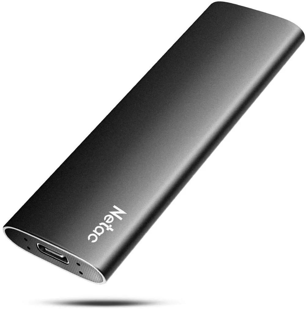Netac ssd portatile 500gb, disco esterne, unità a stato solido per Mac, Latop, Desktop, Tablet