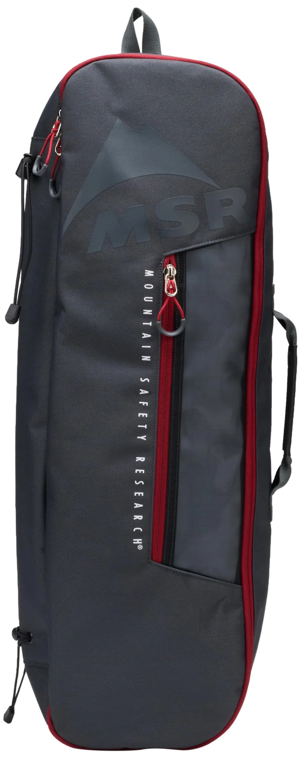 Msr Borsa per racchette da neve, borsa tote per trasporto, imballaggio e conservazione ciaspole, adatta per racchette da neve fino a 63 cm, nero