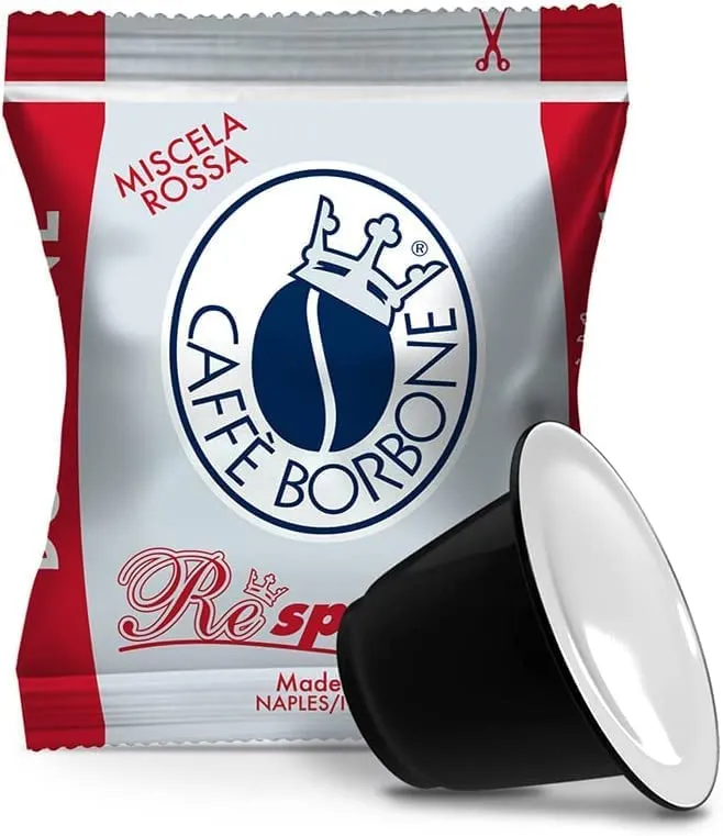 Caffè Borbone Respresso, Miscela Rossa - 300 Capsule - Compatibili con le Macchine ad uso domestico Nespresso®* (3 confezioni da 100)