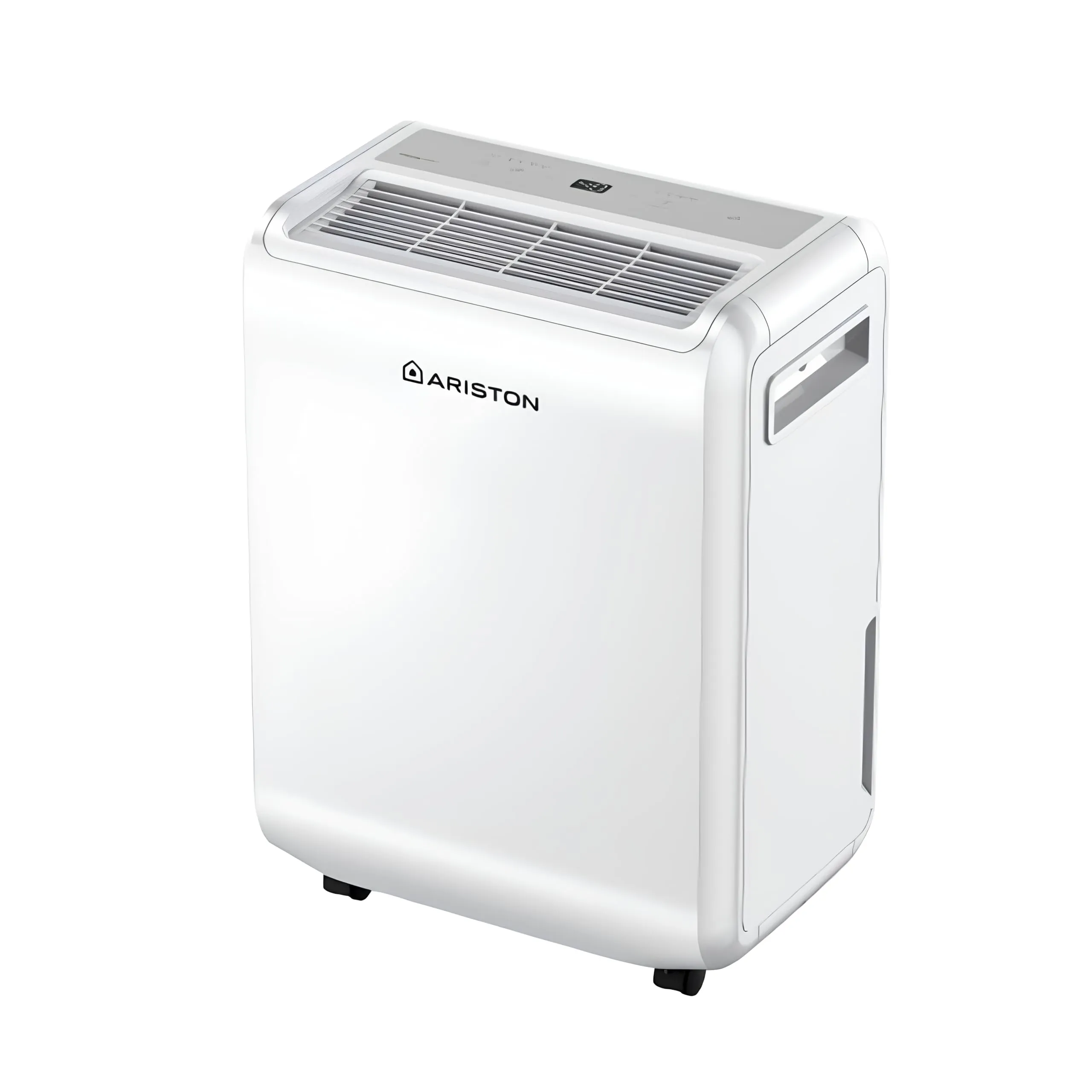 Ariston DEOS 10 Deumidificatore Portatile Piccolo per Casa, Silenzioso, Capacità 12 litri per Ambienti fino 35mq, Bianco