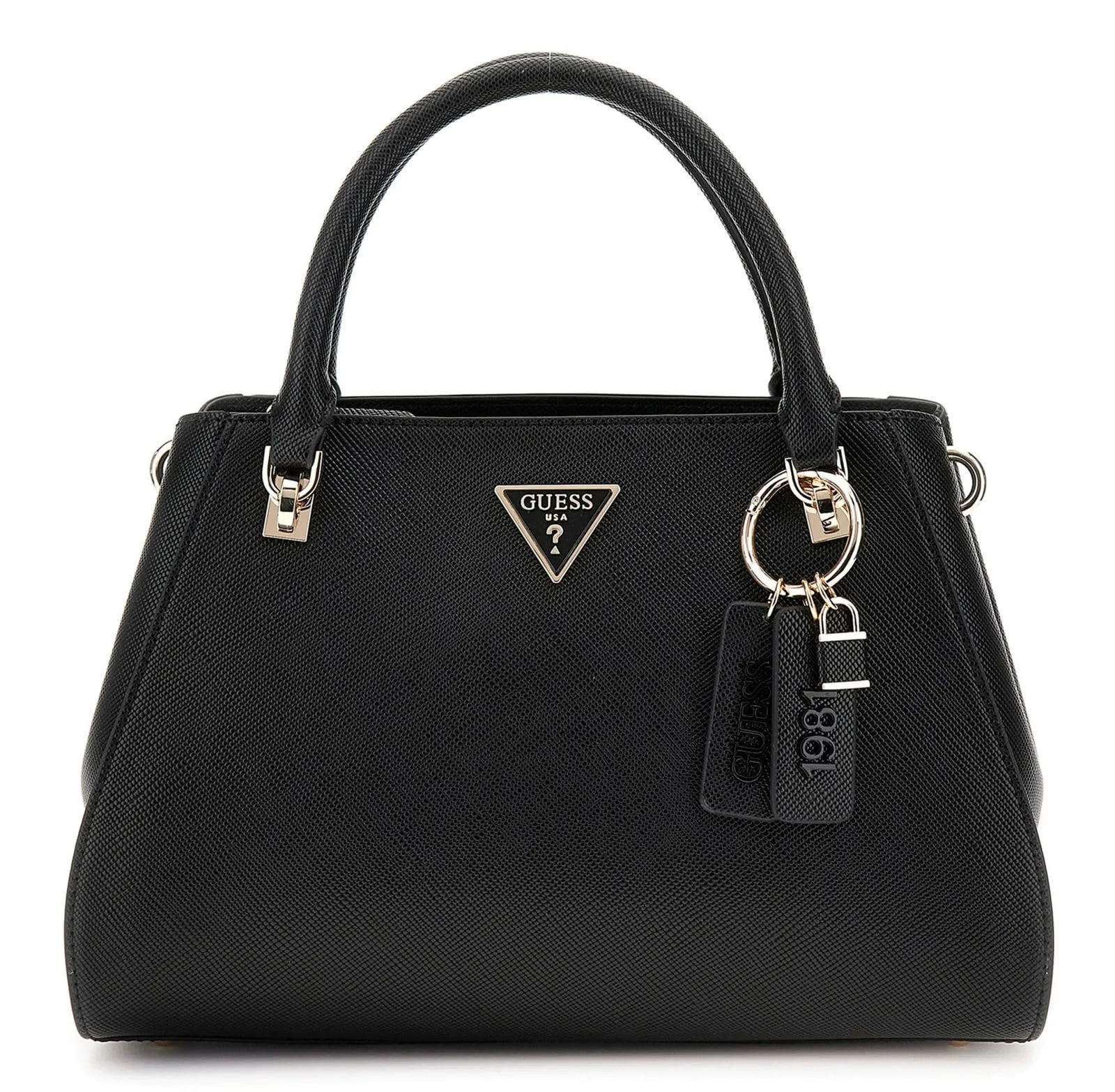 GUESS Noelle II Luxury Satchel Black