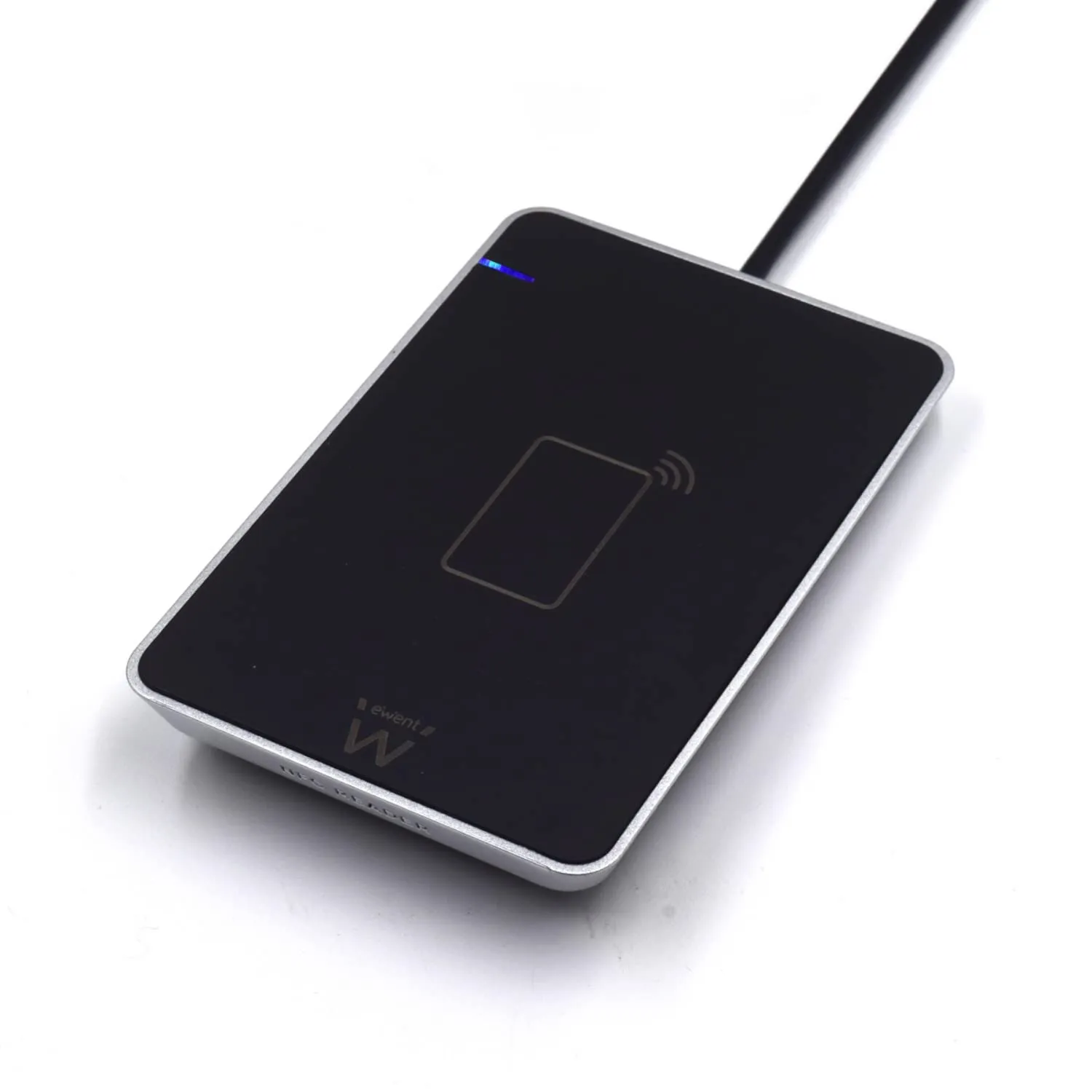 Ewent EW1053 Lettore RFID e NFC per Carta d'identità Elettronica CIE 3.0 per accedere a ANPR, INPS, INAIL, Agenzia Entrate e siti della P.A. - Colore Nero