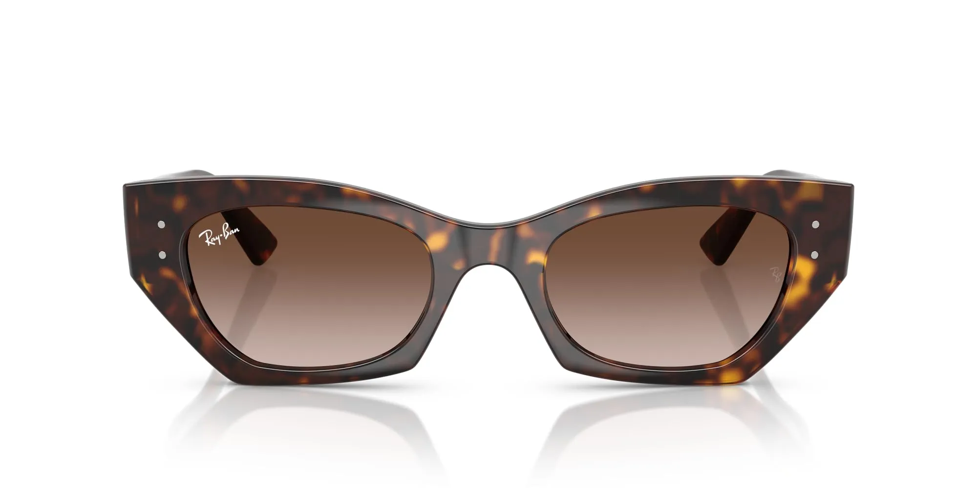 Ray-Ban Occhiali da sole unisex Rb4430 Zena, Havana/Marrone sfumato, 52 mm