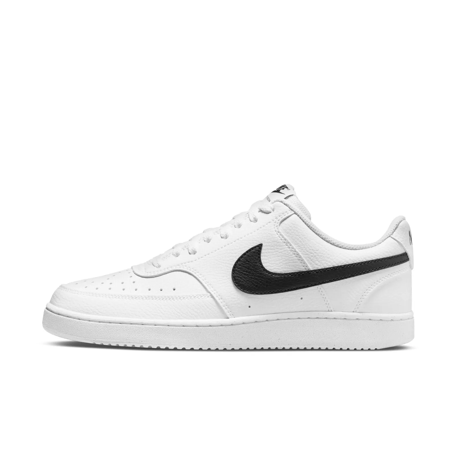 NIKE Court Vision Low Next Nature, Sneaker Uomo, White Black White, 42 EU