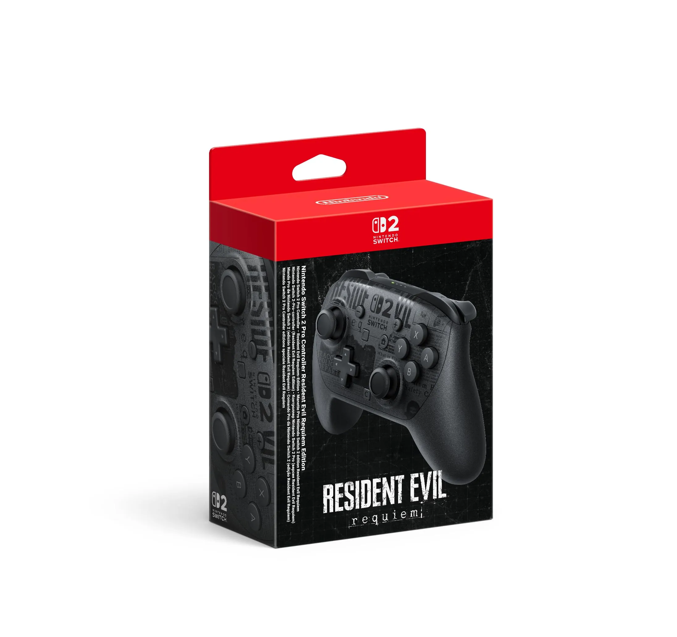 Nintendo Switch 2 Pro Controller edizione speciale Resident Evil Requiem