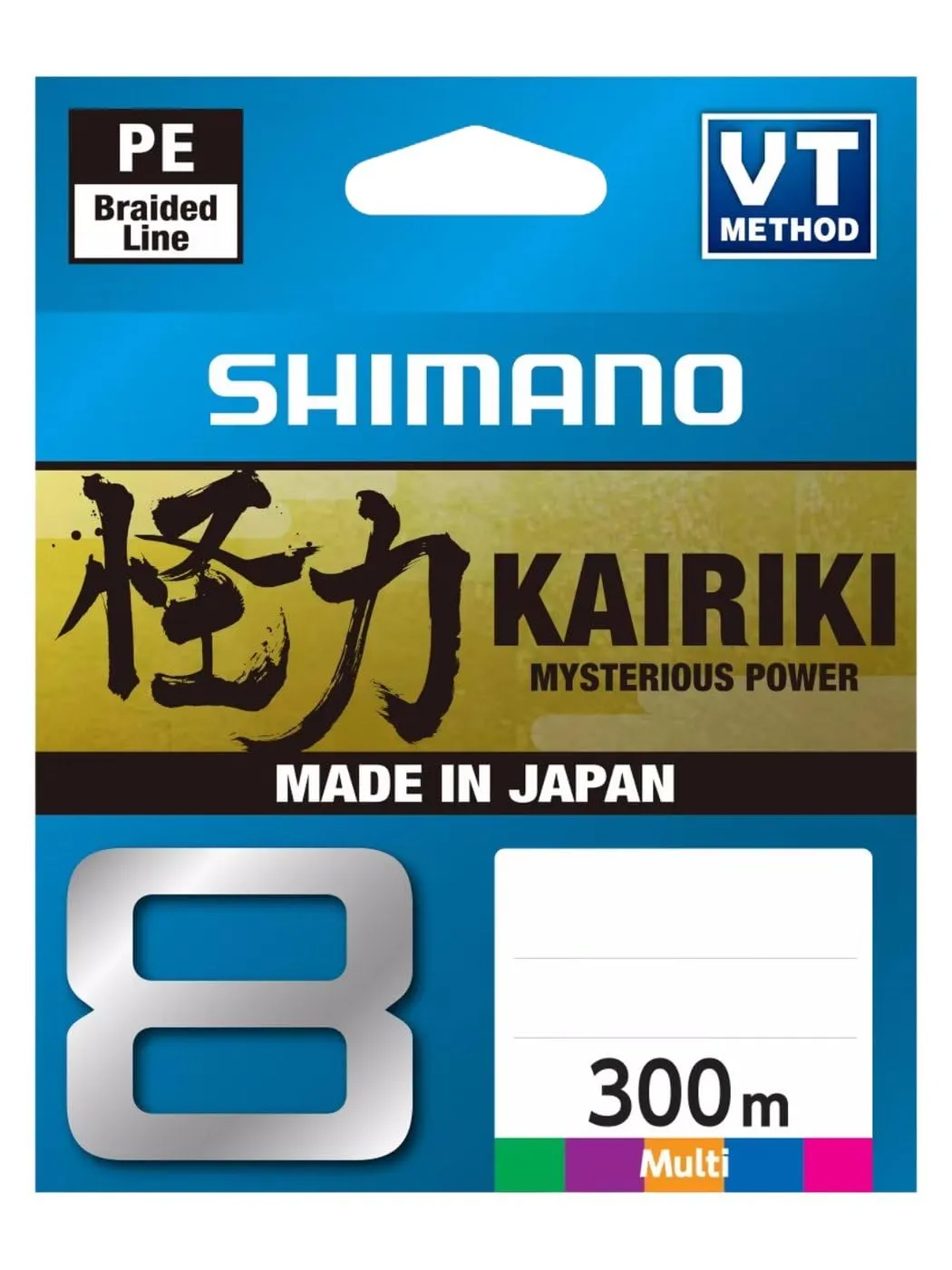 Line Kairiki 8 300m 0.28mm 29.3kg Multi C