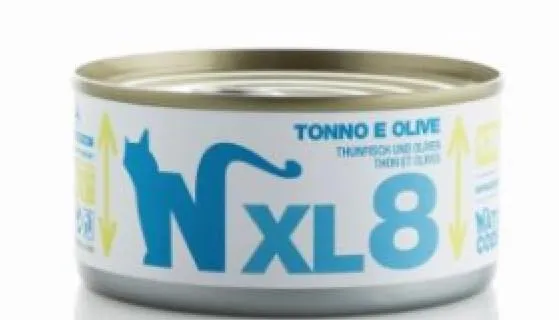 Natural Code XL Gatto Gatti Cat Cibo Umido Tonno E Olive. 12 LATTINE DA 170g CADAUNO