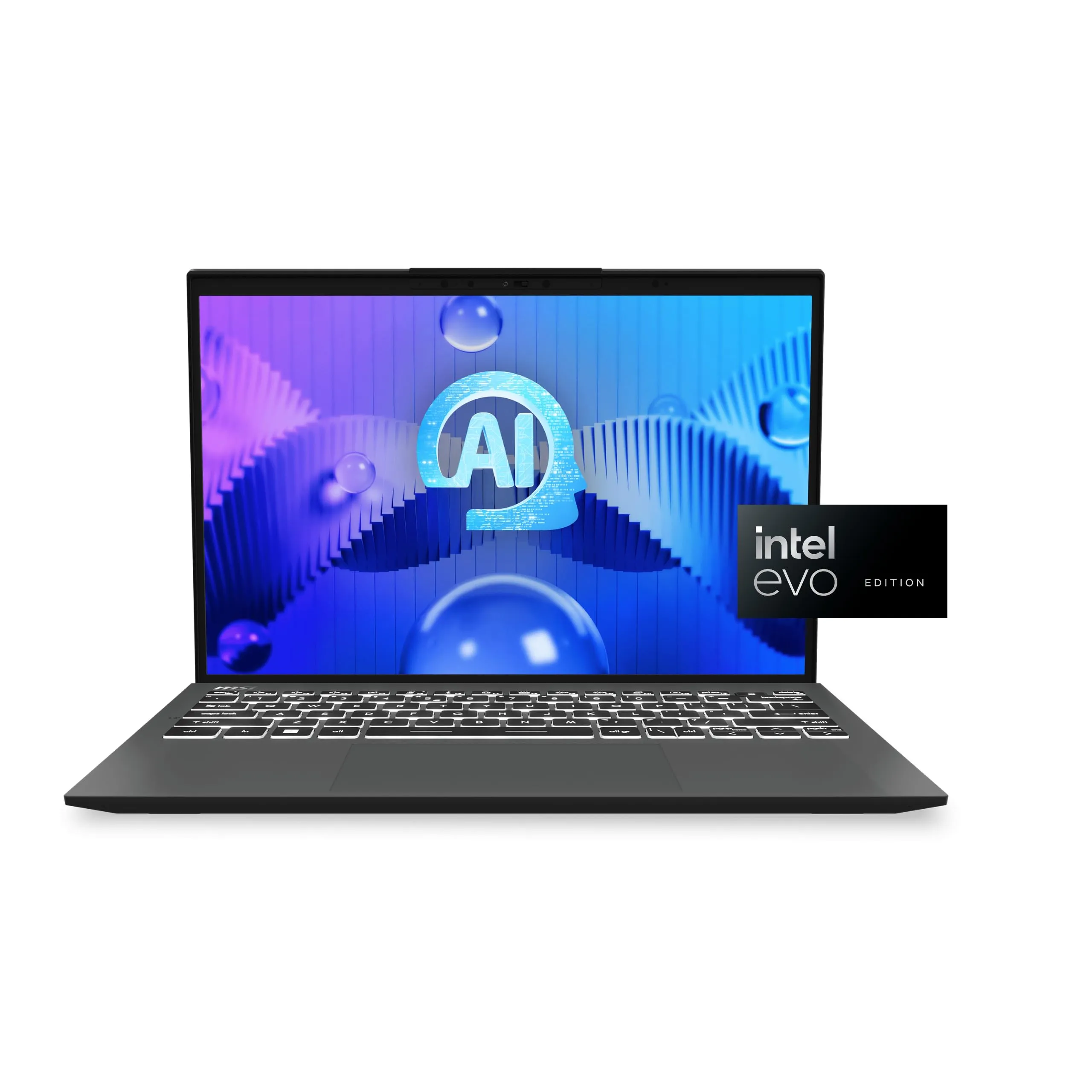 MSI Prestige 13 AI Evo A1MG-013IT, Notebook 13.3" QHD+ 60Hz OLED, Intel Core Ultra 5 125H, Intel Arc, 1TB SSD PCIe4, 16GB LPDDR5 5600MHz, WiFi 7, Win 11 Home, Layout e Garanzia ITA, Grigio