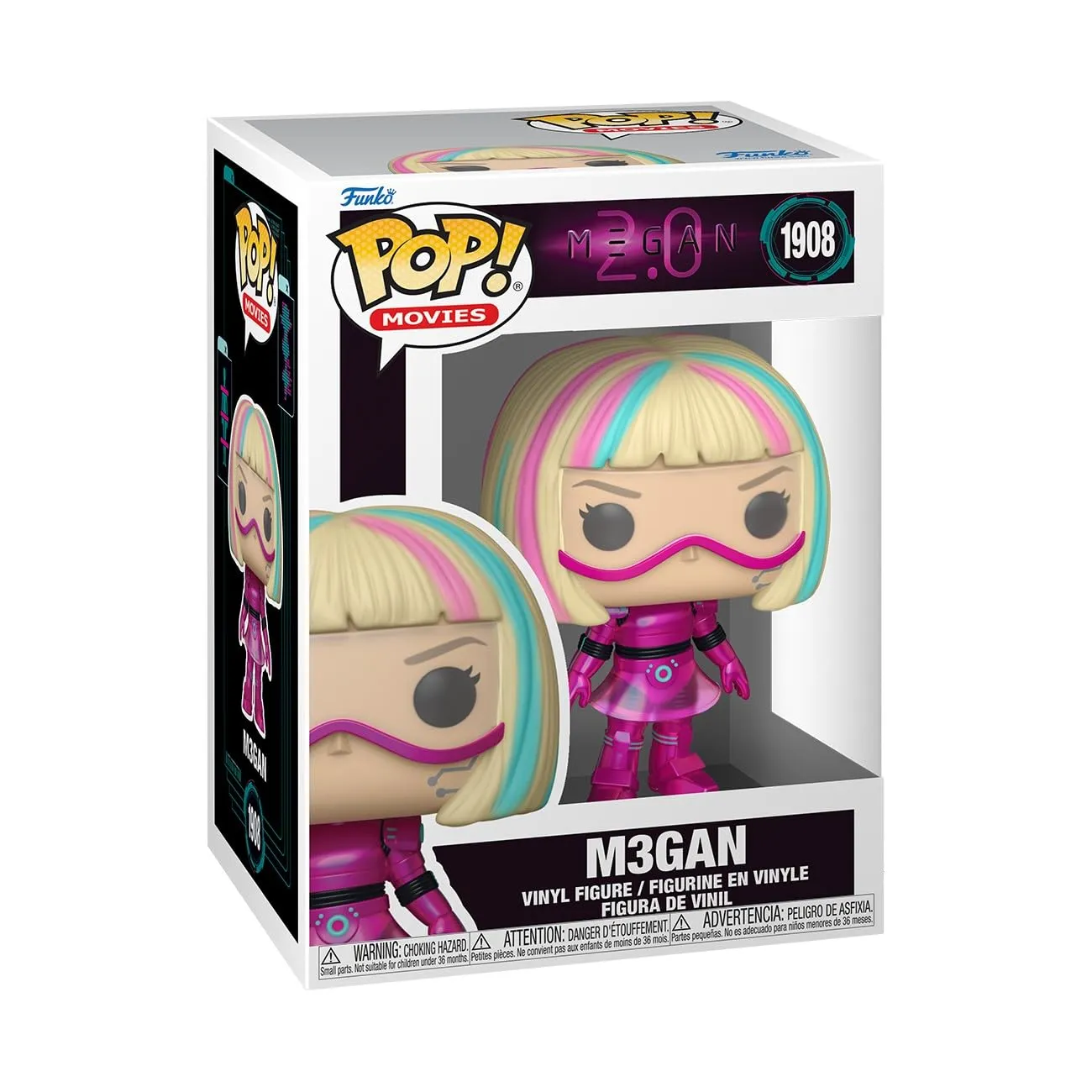 Funko Pop! Movies: M3GAN - M3GAN - Figura in Vinile da Collezione - Idea Regalo - Merchandising Ufficiale - Giocattoli per Bambini e Adulti - Horror Fans - Figura da Collezione e da Esposizione