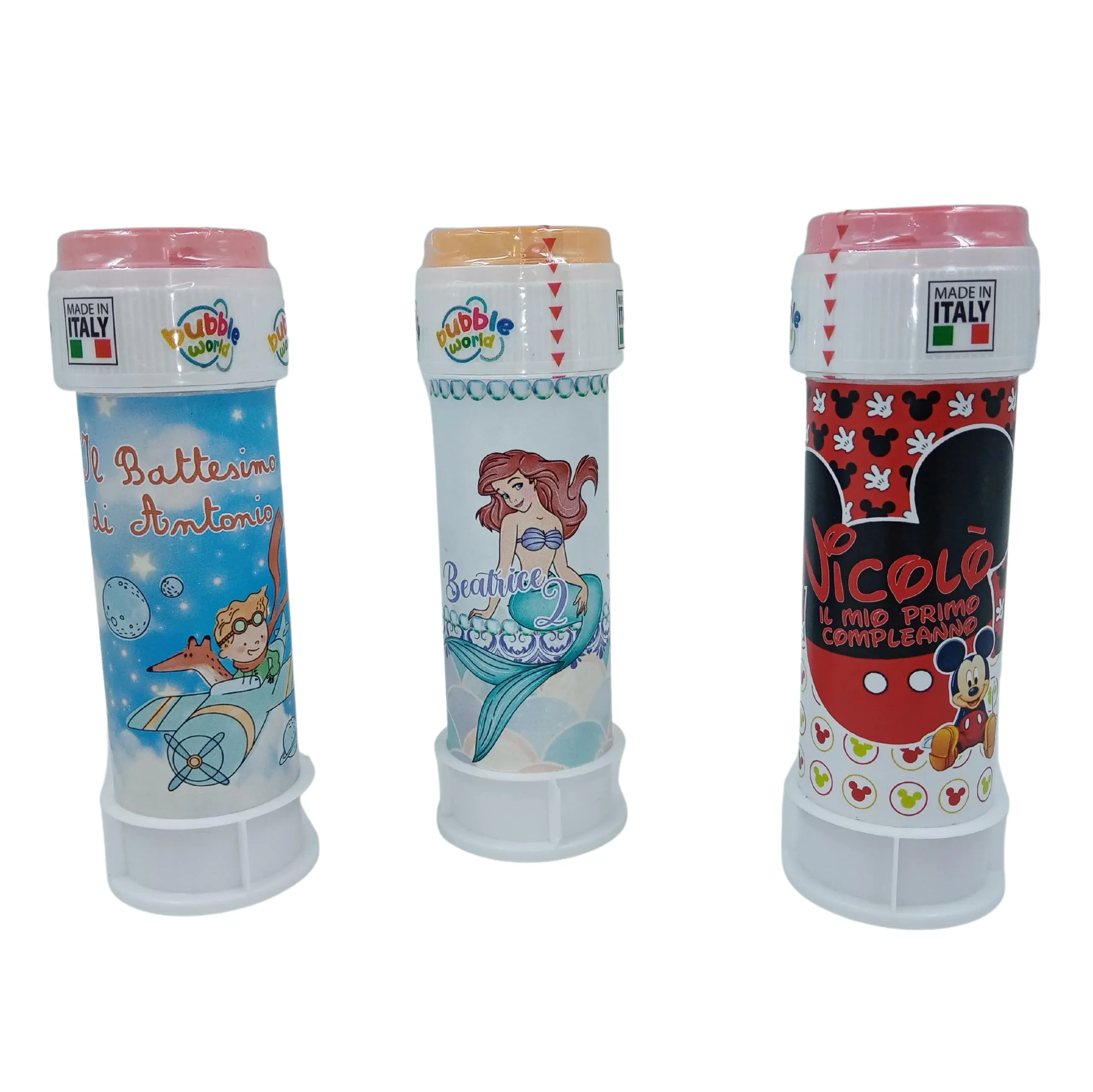 5 Bolle di Sapone Personalizzate | Gadget Fine Festa per bambini e ragazzi | Qualsiasi tema o grafica per party, il prezzo è riferito a 5 pezzi