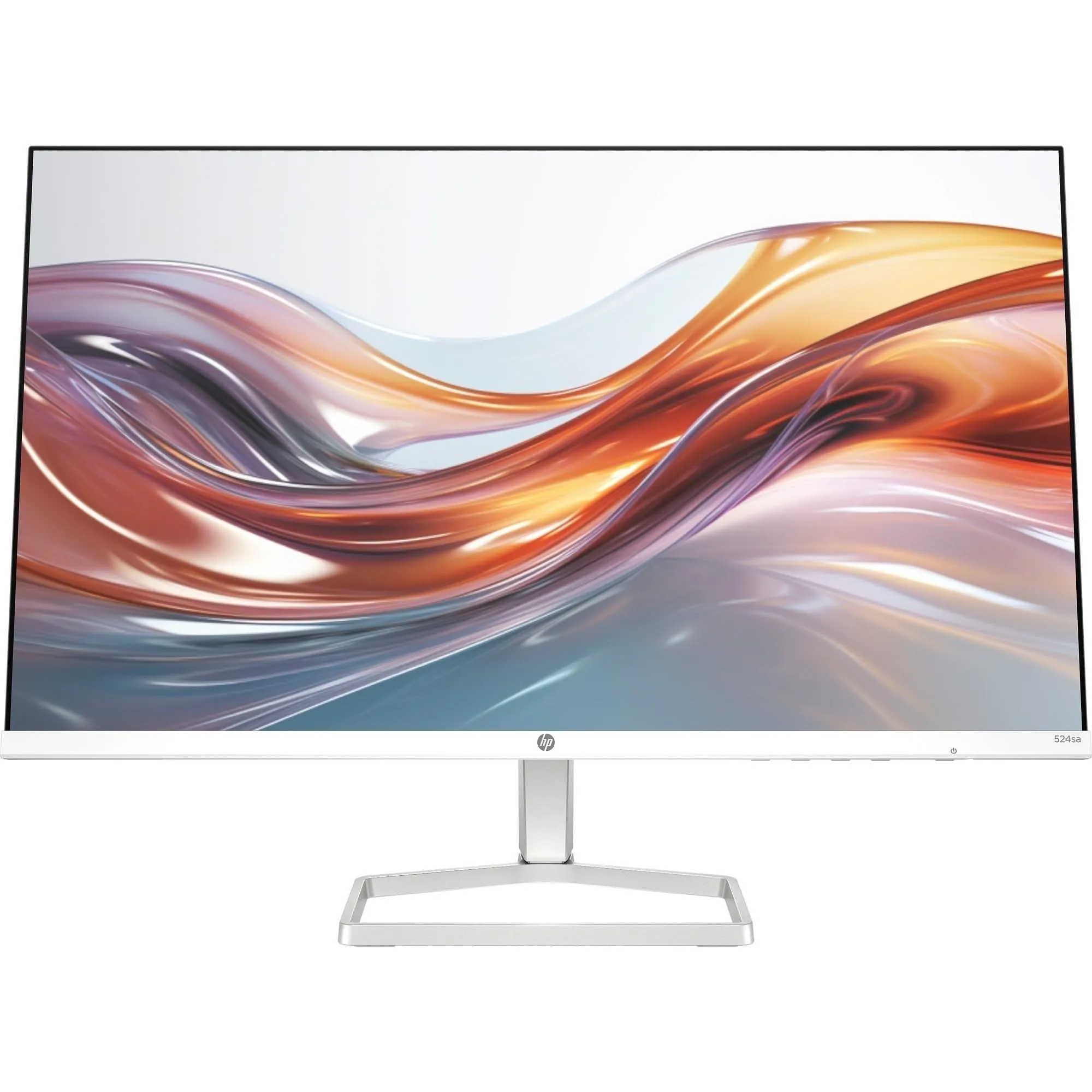 HP 524sa Monitor con Casse, Schermo da 23.8" FHD IPS Antiriflesso, Tecnologia HP Eye Ease, Tempo Risposta 5 ms GtG Overdrive, Risoluzione 1920 x 1080, Software HP Display Center, HDMI, Bianco
