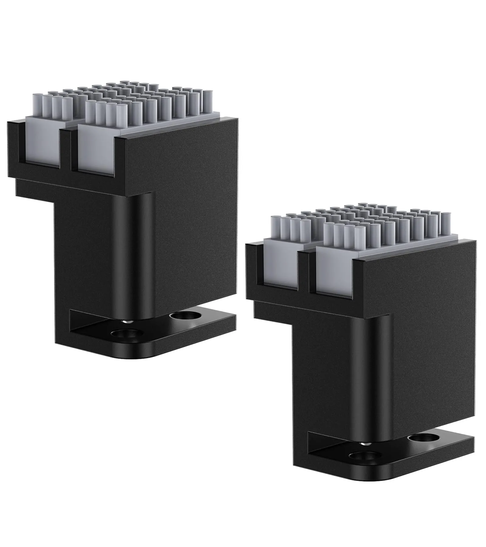 BIQU Set di 2 spazzole per panda per stampanti 3D Bambu-Lab P1S/P1P/X1C/X1E, doppie testine in silicone, plug in play