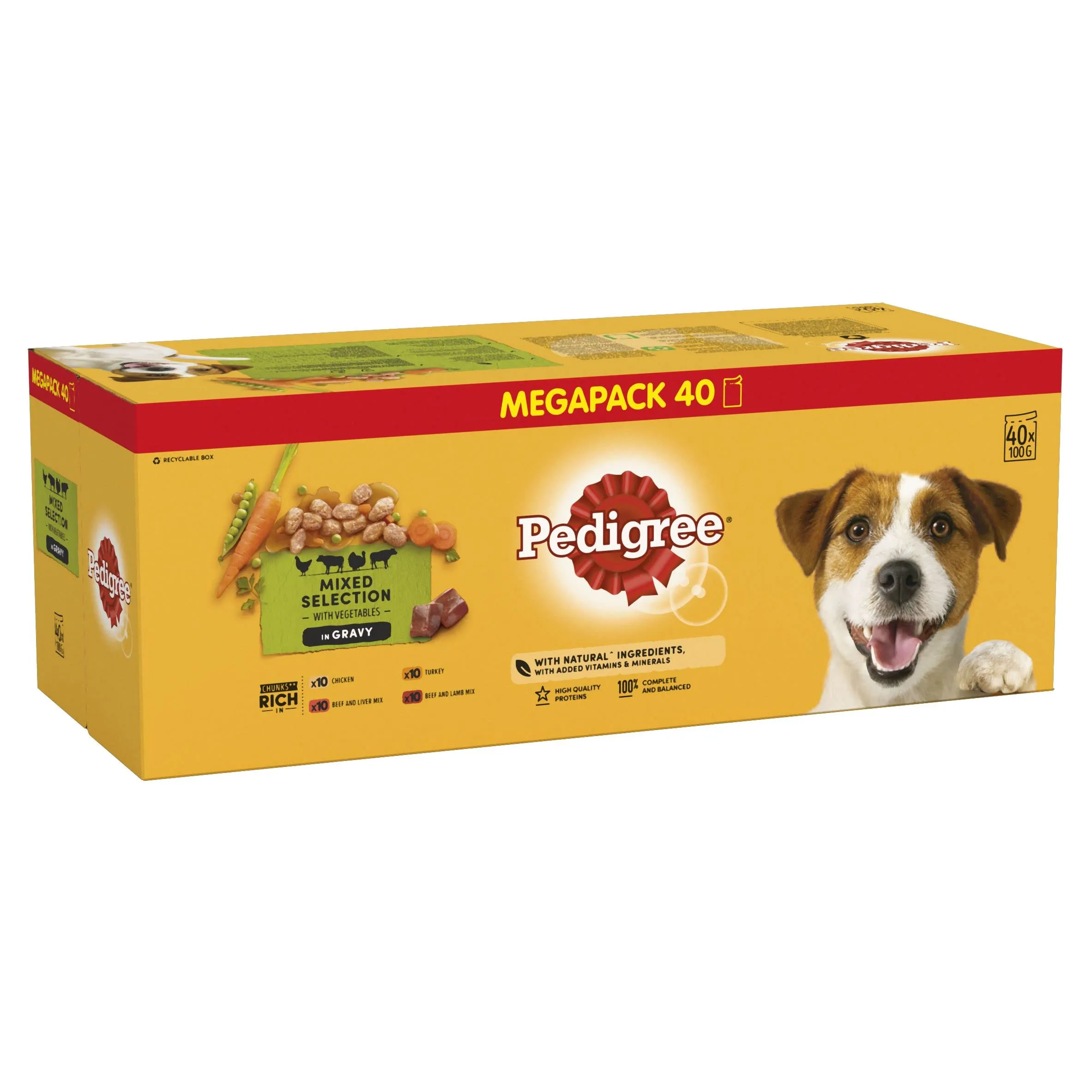PEDIGREE, Cibo Umido per Cani Adulti, con Salsa