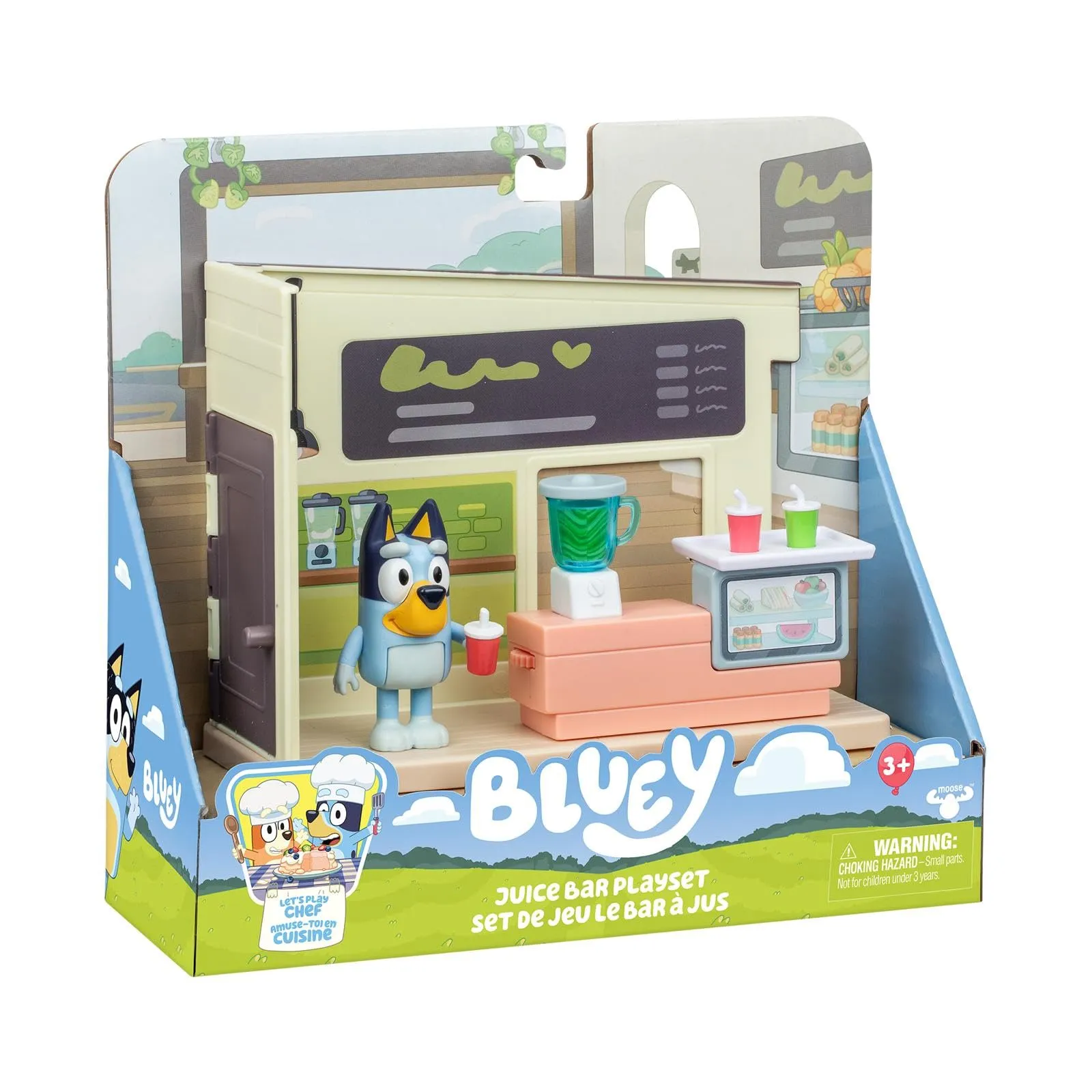 Rocco Giocattoli | Bluey il Juice Bar - Giochiamo agli Chef con Bluey nel miniplayset della nuova raccolta di episodi